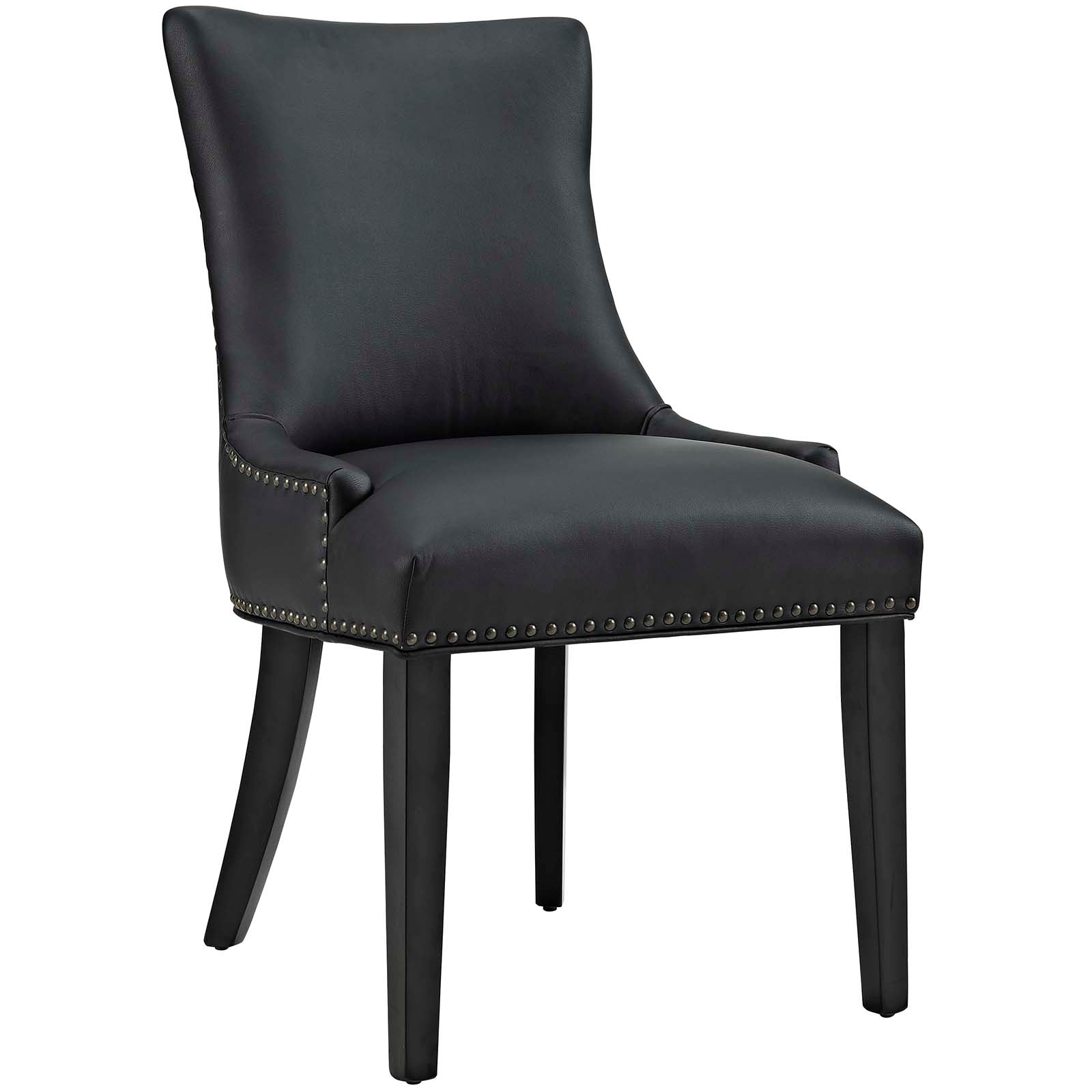 Modway Marquis Dining Chair Faux Leather Set of 2 | Dining Chairs | Modishstore-3