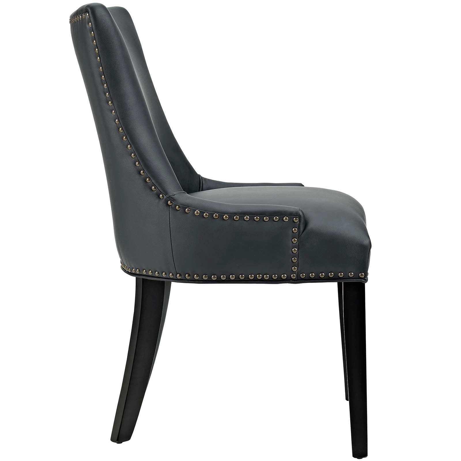 Modway Marquis Dining Chair Faux Leather Set of 2 | Dining Chairs | Modishstore-4