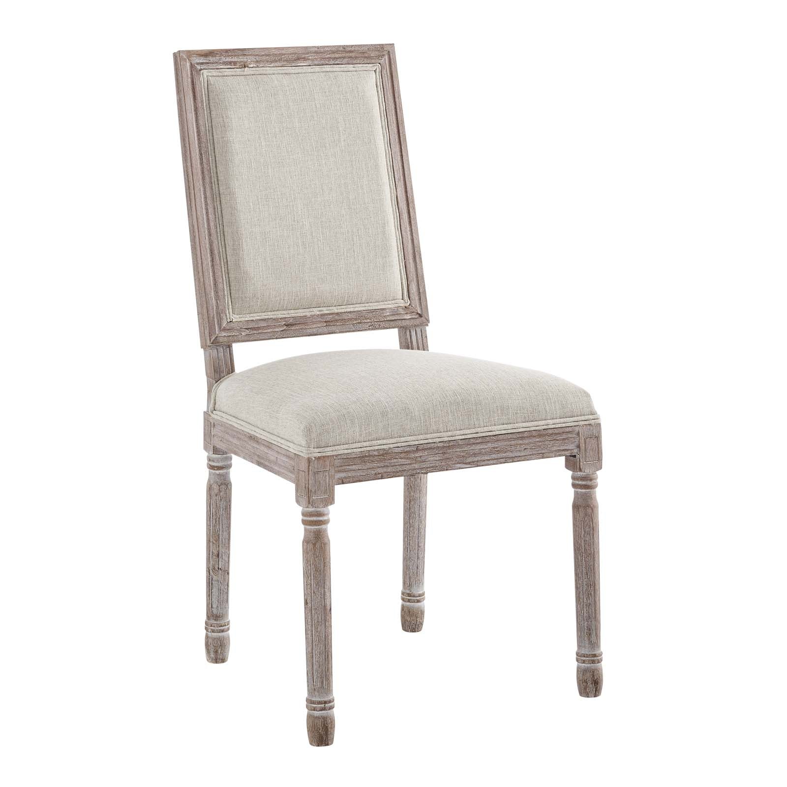 Modway Court Dining Side Chair Upholstered Fabric Set of 2 | Dining Chairs | 