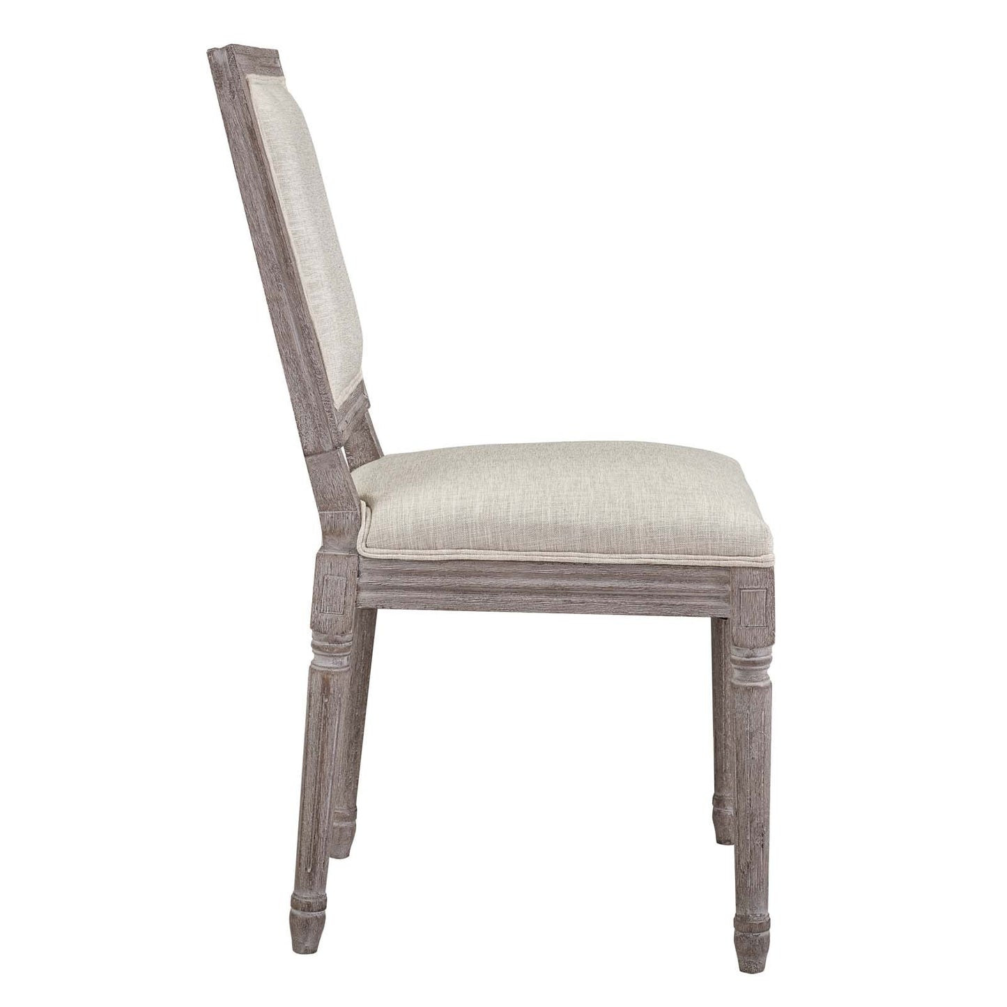 Modway Court Dining Side Chair Upholstered Fabric Set of 4 | Dining Chairs | 