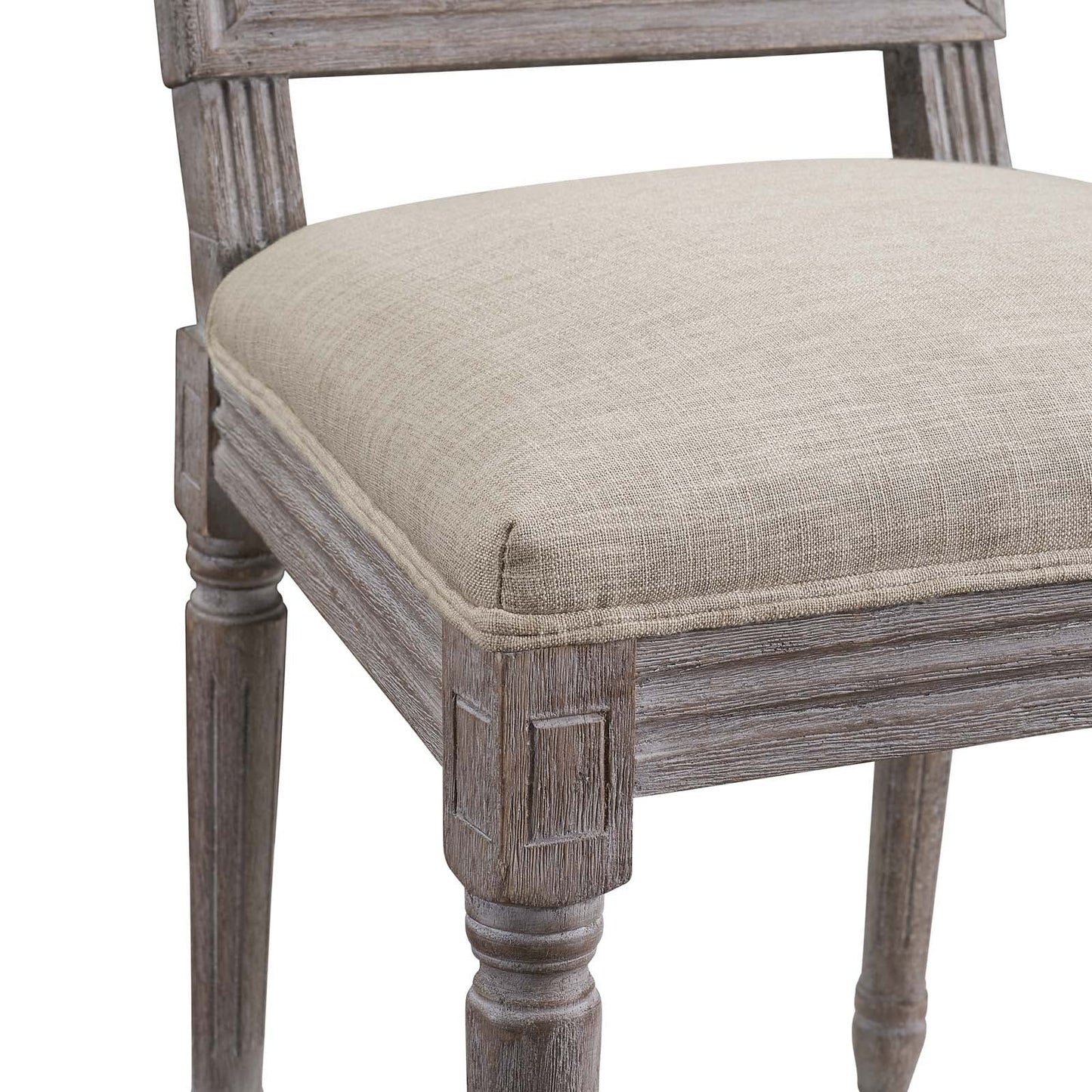 Modway Court Dining Side Chair Upholstered Fabric Set of 4 | Dining Chairs | 