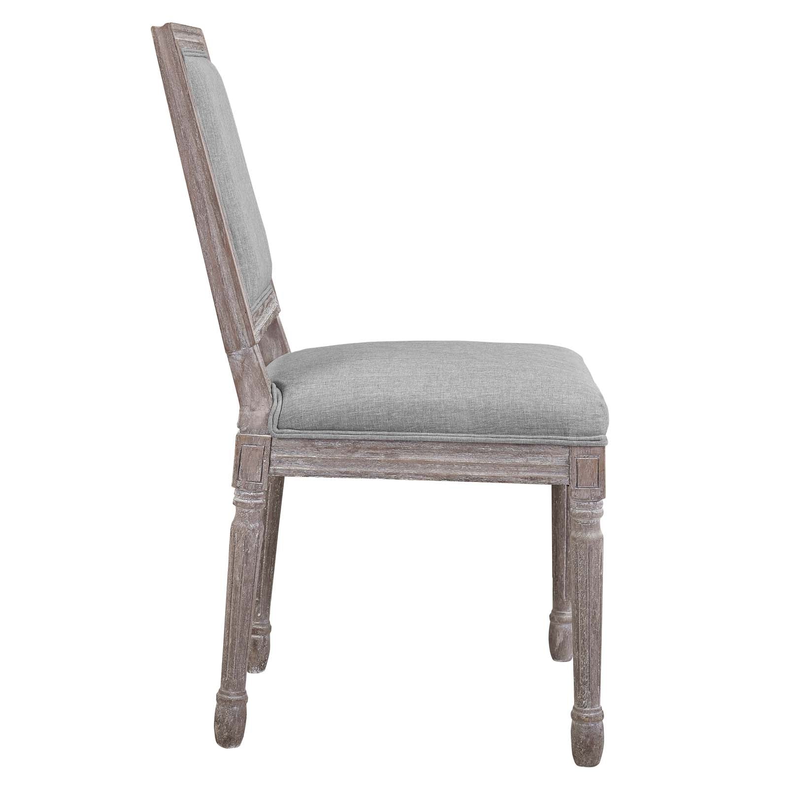 Modway Court Dining Side Chair Upholstered Fabric Set of 4 | Dining Chairs | 