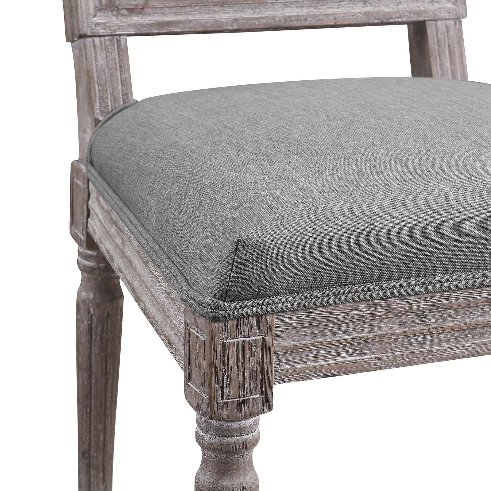 Modway Court Dining Side Chair Upholstered Fabric Set of 4 | Dining Chairs | 
