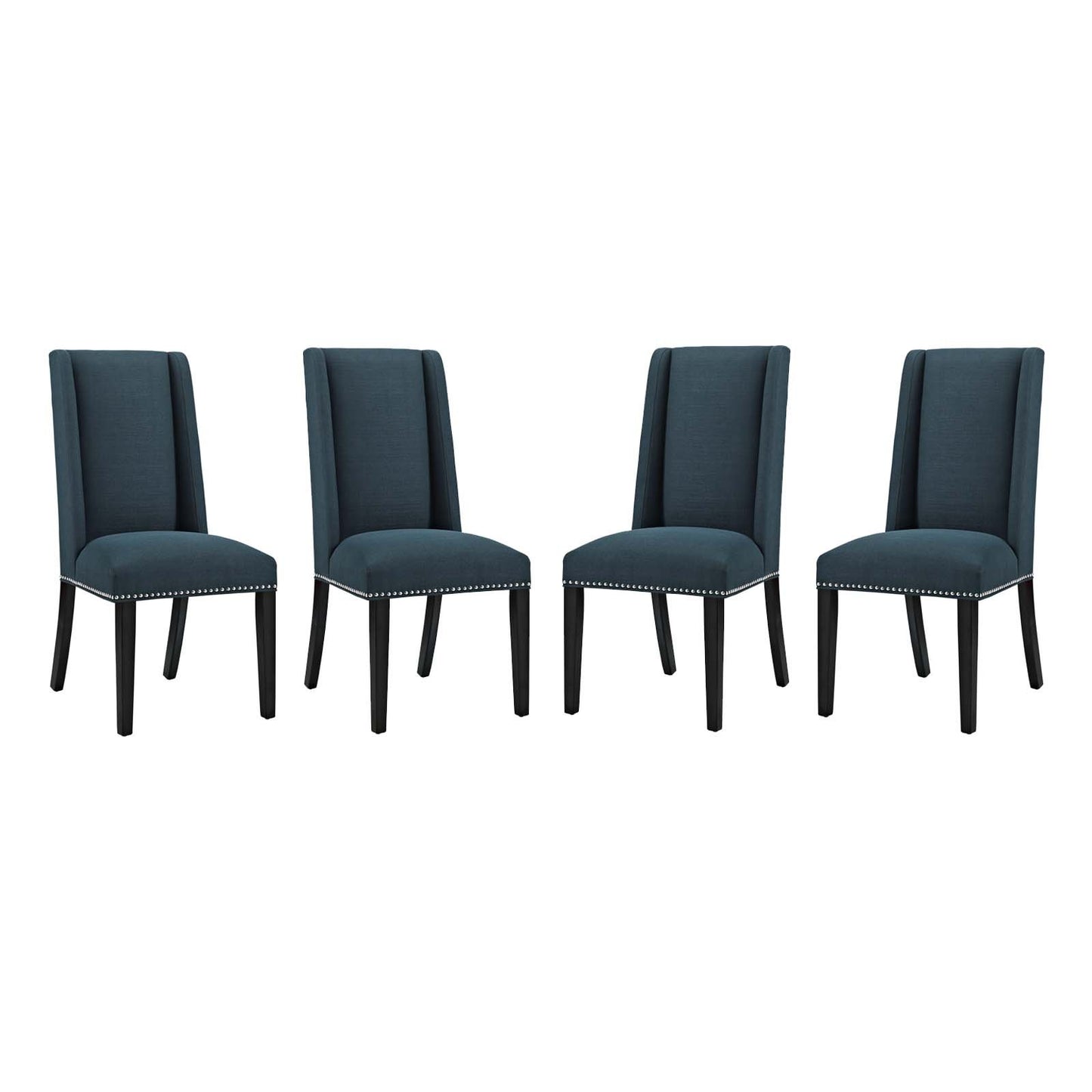 Modway Baron Dining Chair Fabric Set of 4