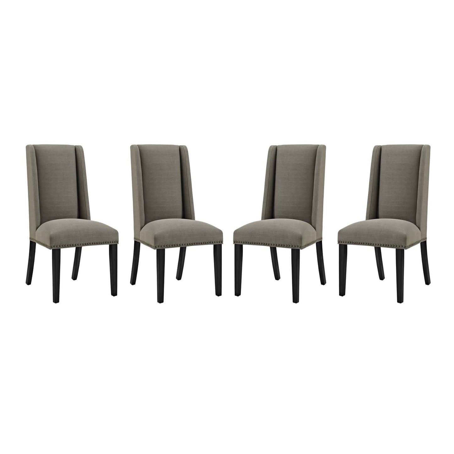 Modway Baron Dining Chair Fabric Set of 4