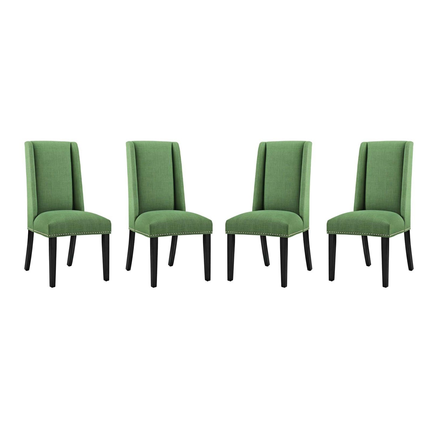 Modway Baron Dining Chair Fabric Set of 4