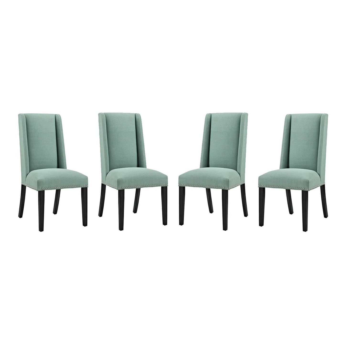 Modway Baron Dining Chair Fabric Set of 4