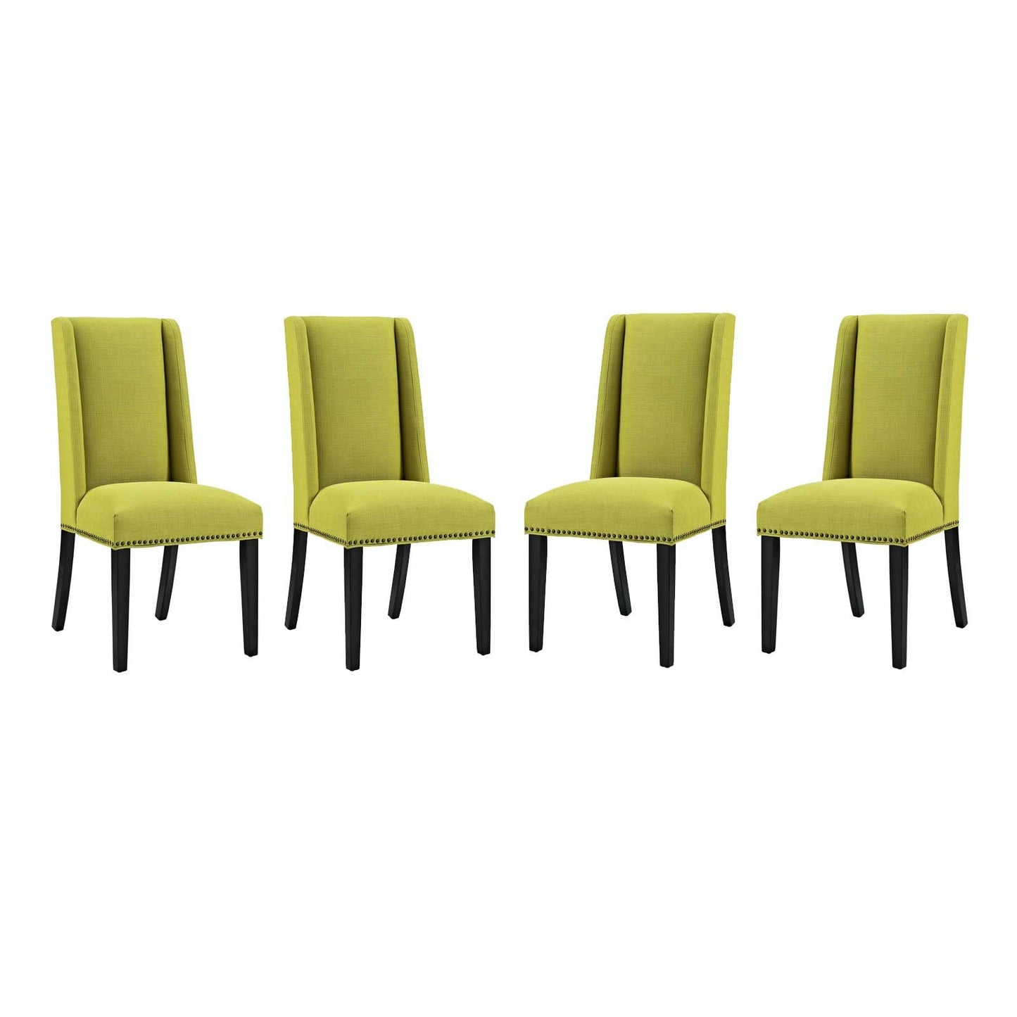 Modway Baron Dining Chair Fabric Set of 4
