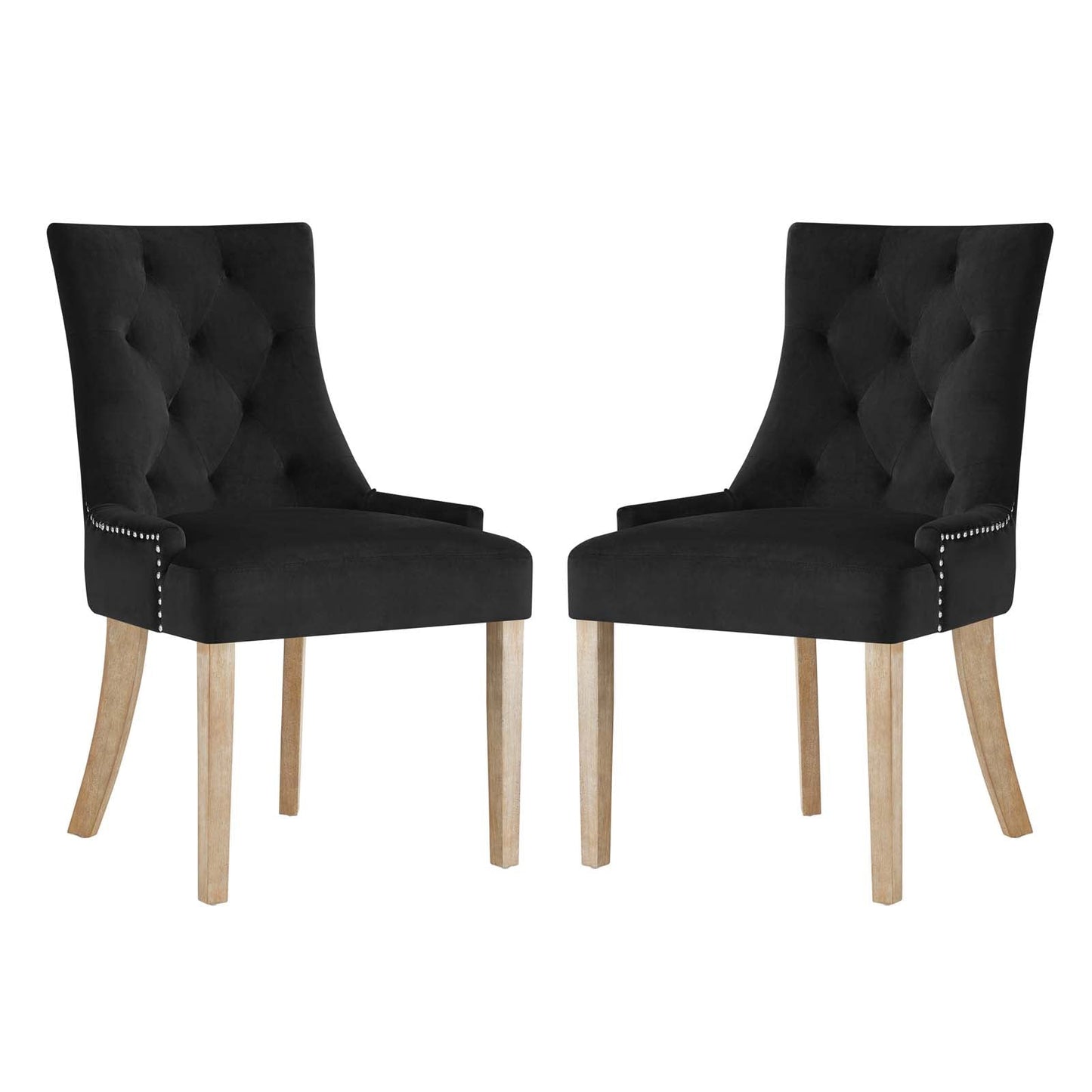 Modway Pose Dining Chair Performance Velvet Set of 2 | Dining Chairs | Modishstore-4