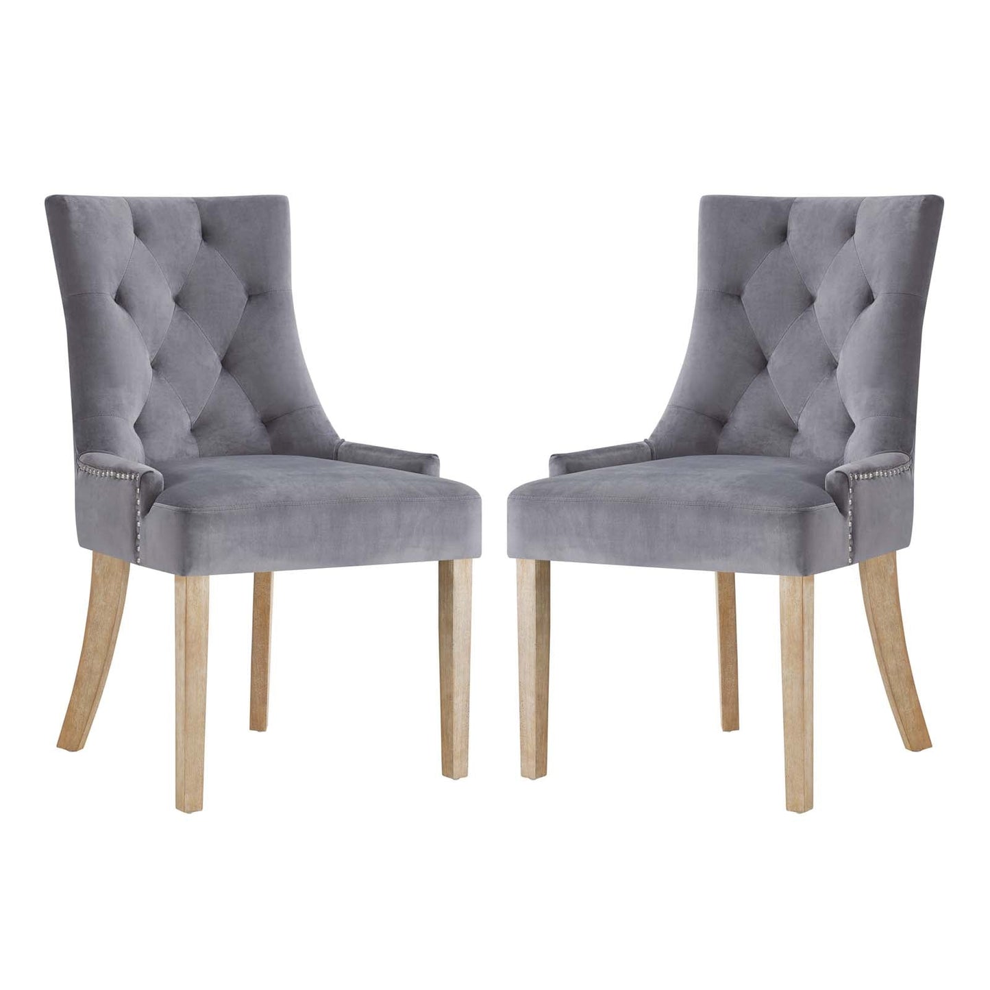 Modway Pose Dining Chair Performance Velvet Set of 2 | Dining Chairs | Modishstore-7