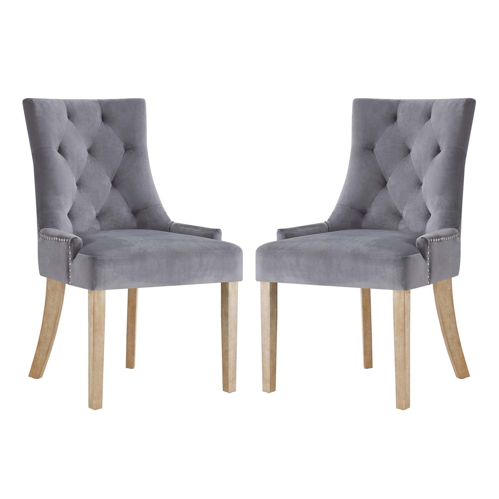 Modway Pose Dining Chair Performance Velvet Set of 2 | Dining Chairs | Modishstore-7
