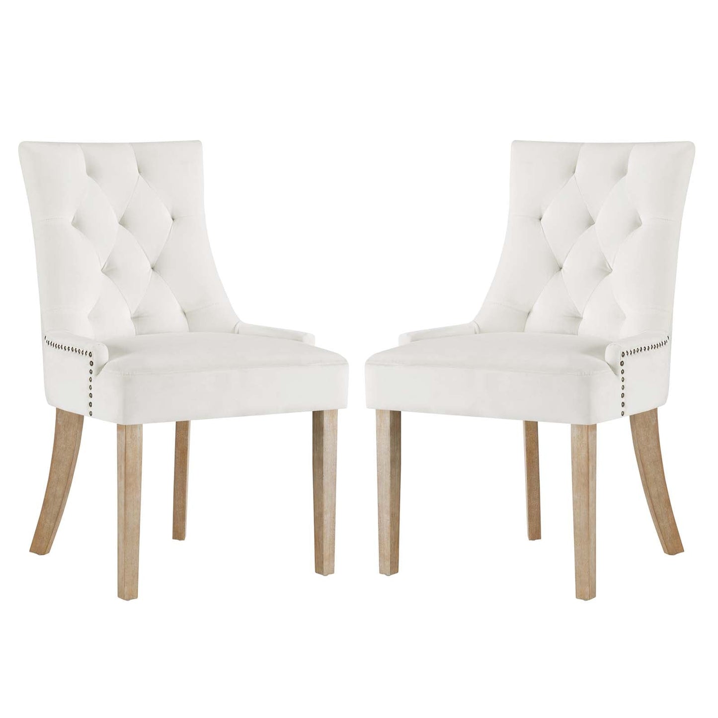 Modway Pose Dining Chair Performance Velvet Set of 2 | Dining Chairs | Modishstore-12