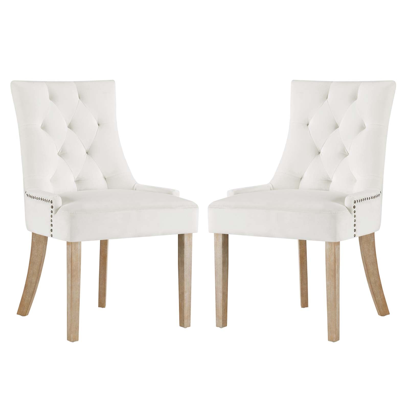 Modway Pose Dining Chair Performance Velvet Set of 2 | Dining Chairs | Modishstore-12
