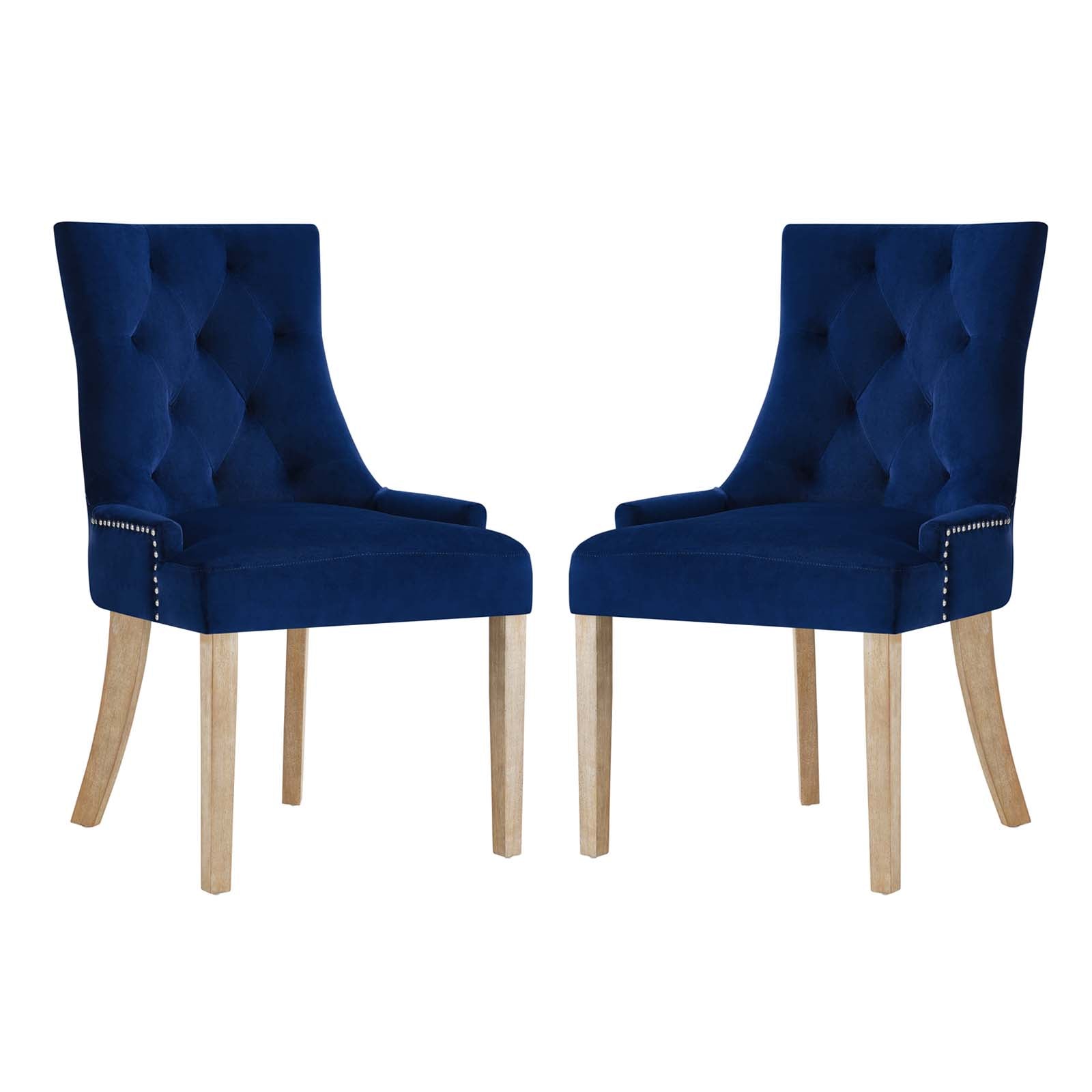 Modway Pose Dining Chair Performance Velvet Set of 2 | Dining Chairs | Modishstore-17