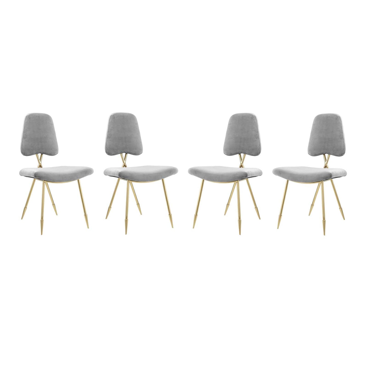 Modway Ponder Dining Side Chair Set of 4 | Dining Chairs | Modishstore-8
