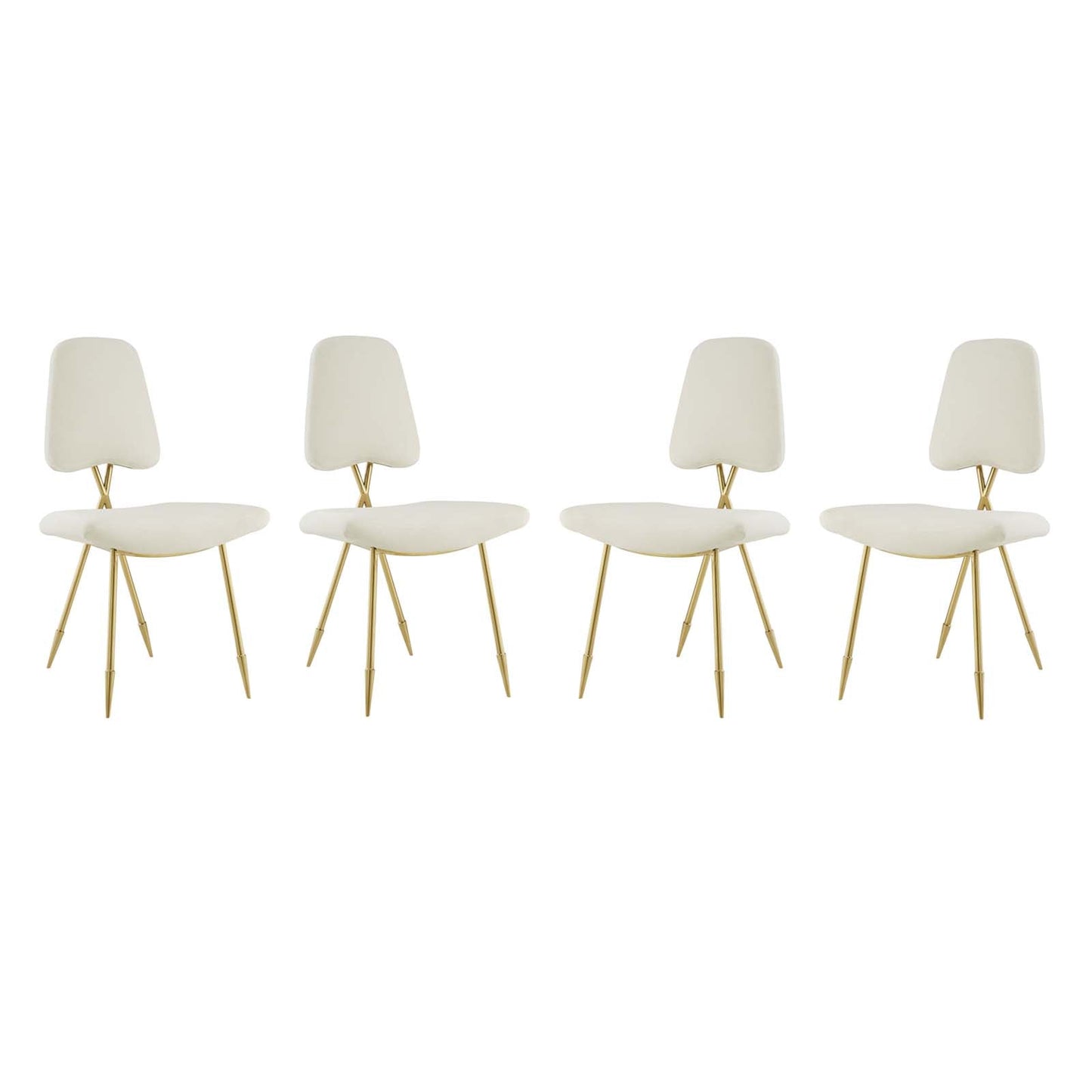Modway Ponder Dining Side Chair Set of 4 | Dining Chairs | Modishstore-4