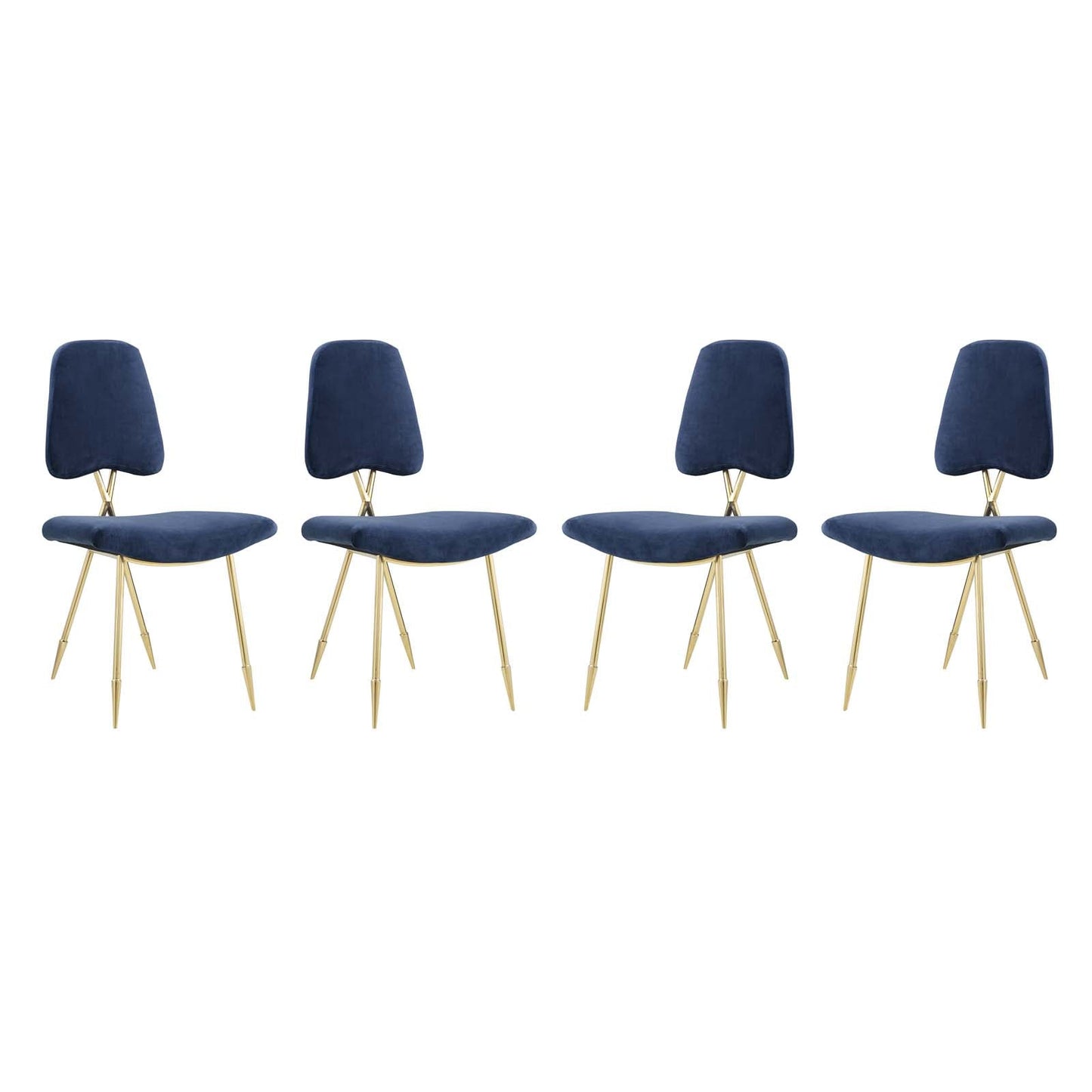 Modway Ponder Dining Side Chair Set of 4 | Dining Chairs | Modishstore-16