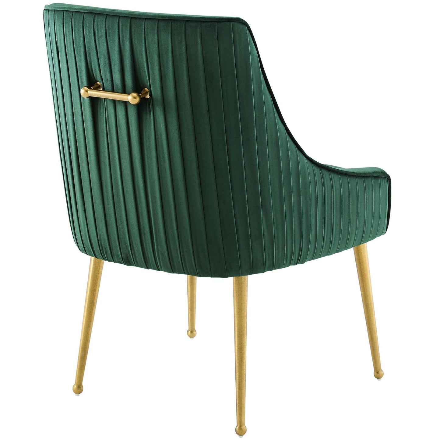 Modway Discern Pleated Back Upholstered Performance Velvet Dining Chair | Dining Chairs | 