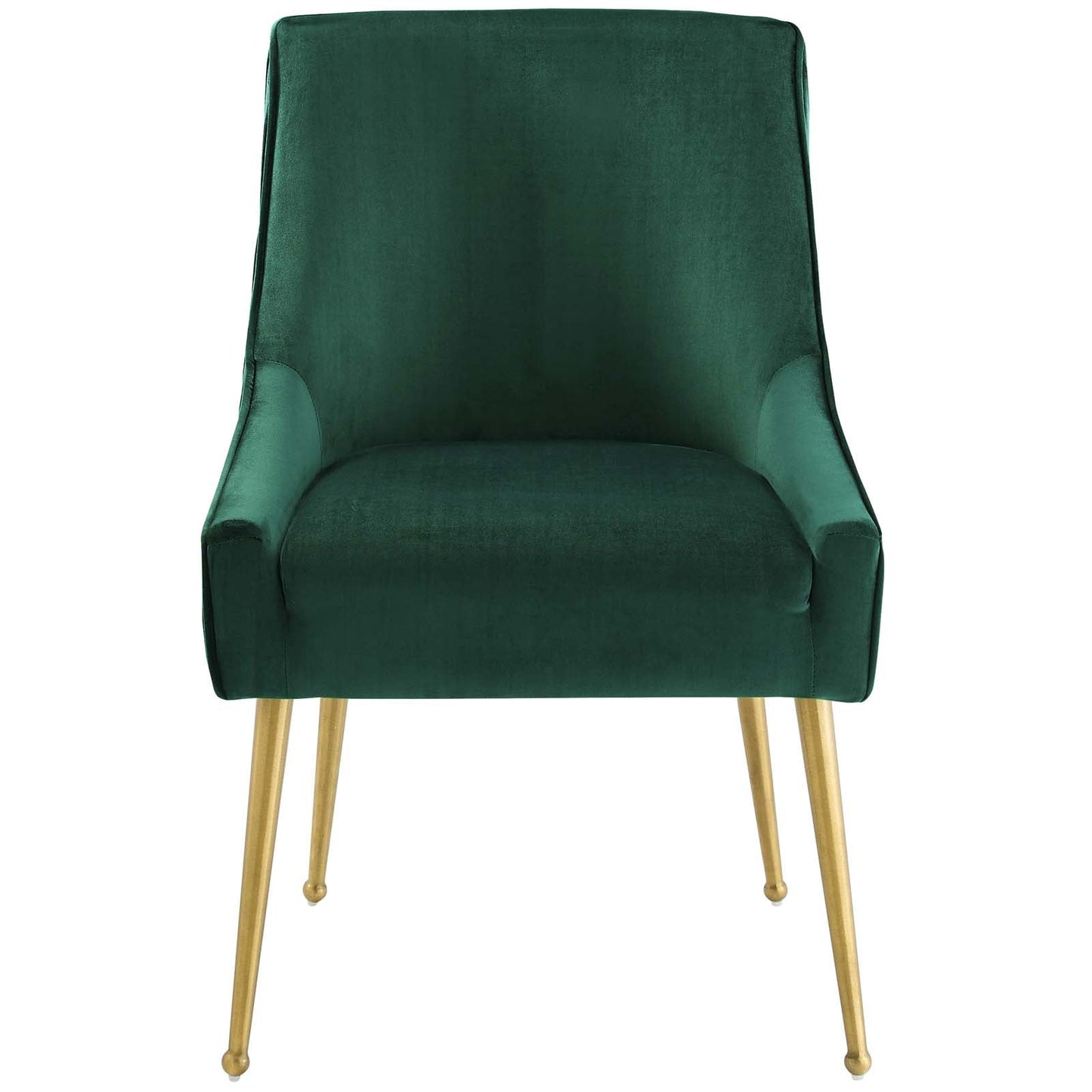 Modway Discern Pleated Back Upholstered Performance Velvet Dining Chair | Dining Chairs | 