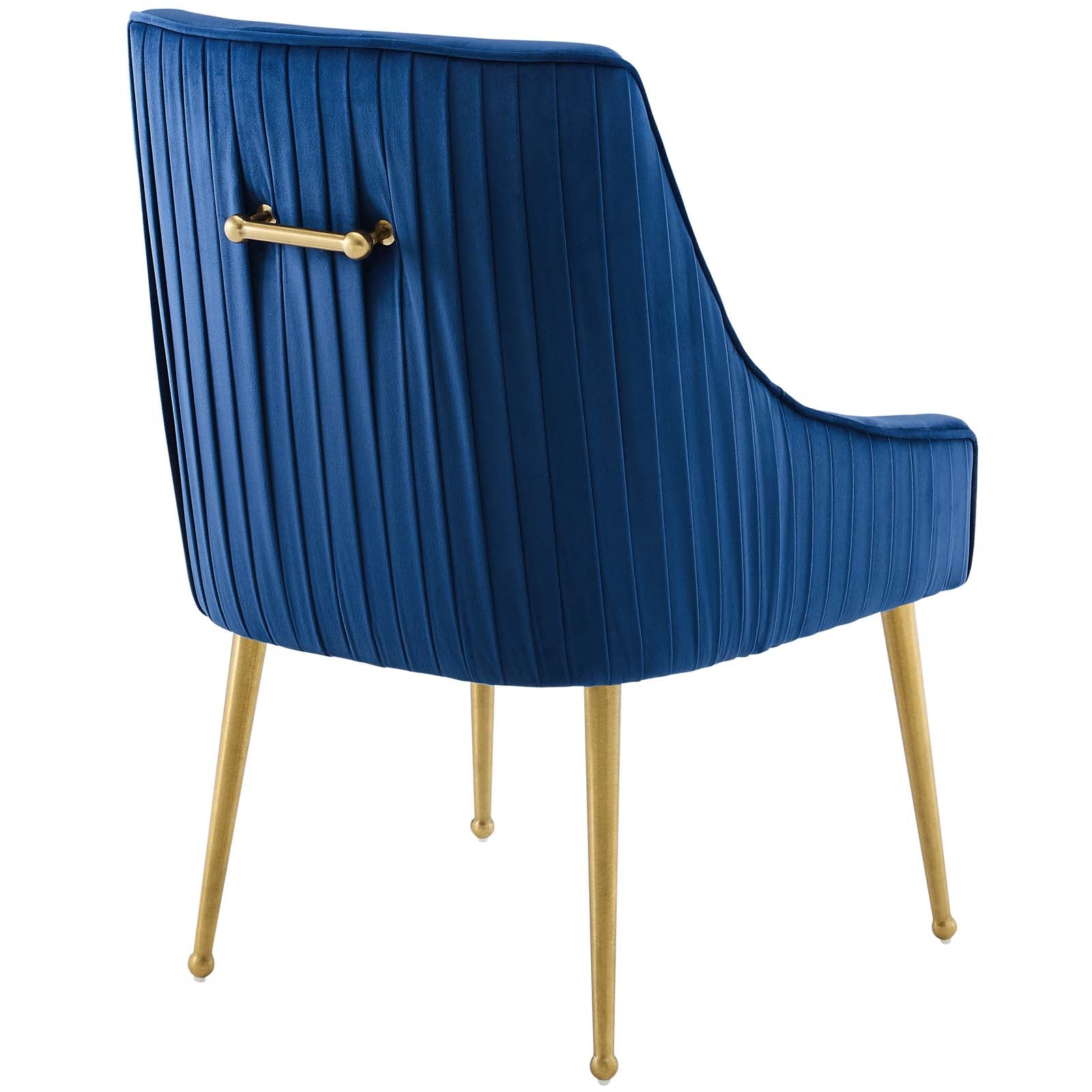 Modway Discern Pleated Back Upholstered Performance Velvet Dining Chair | Dining Chairs | 