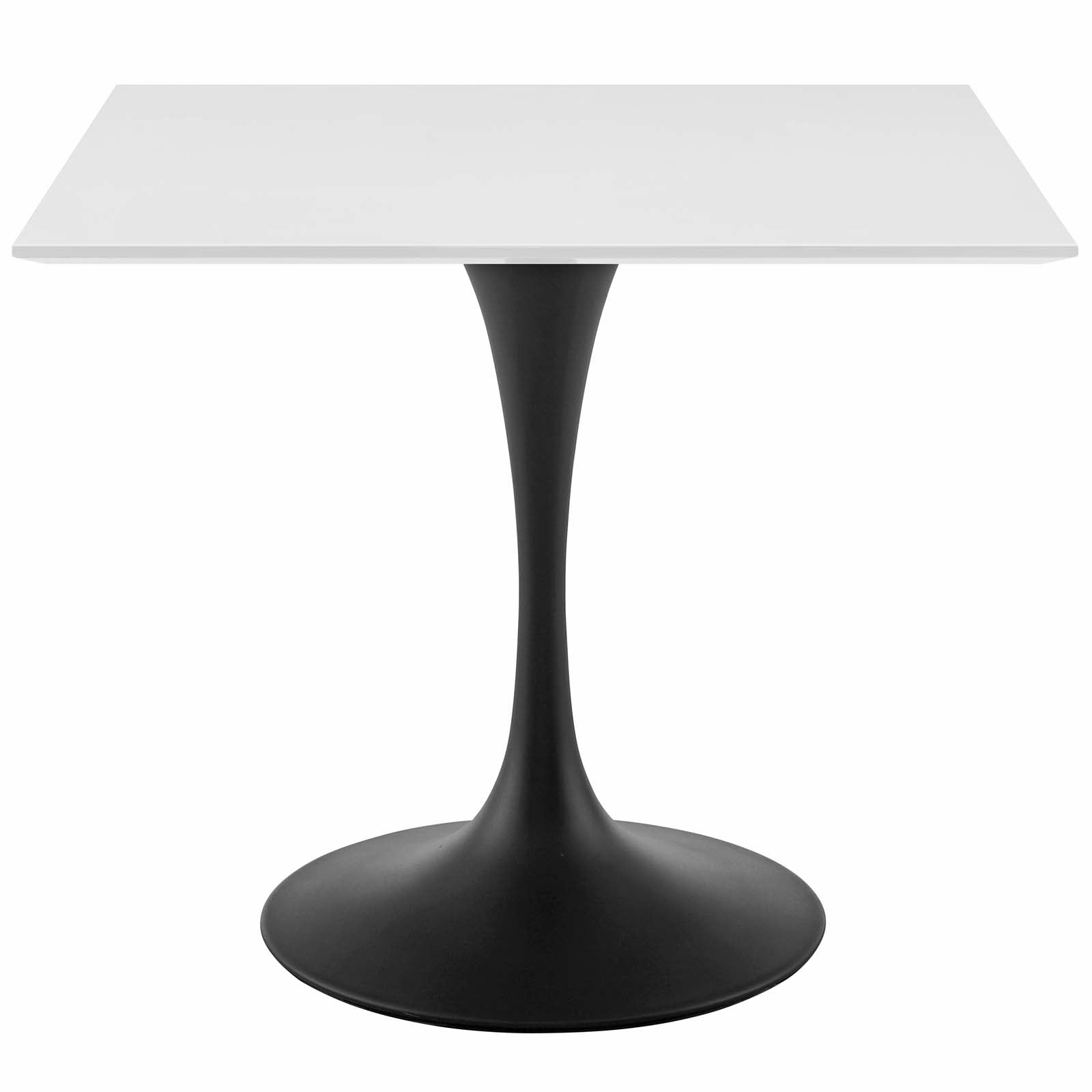 Modway Lippa 36" Square Wood Top Dining Table in White | Dining Tables | Modishstore-2