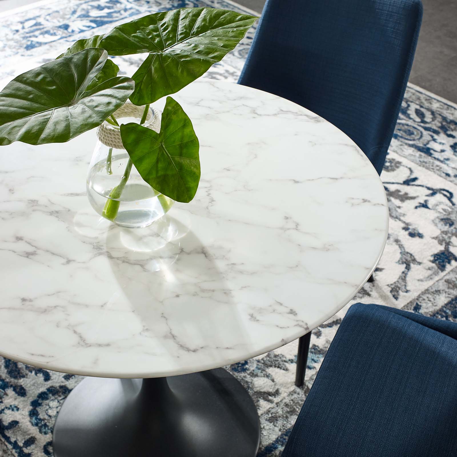 Modway Lippa 36" Round Artificial Marble Dining Table | Dining Tables | Modishstore