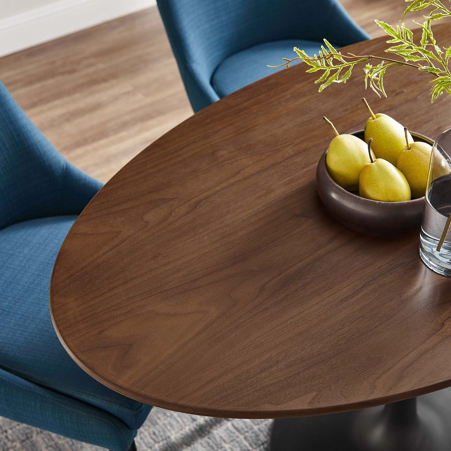 Modway Lippa 48" Oval Walnut Dining Table - EEI-3520