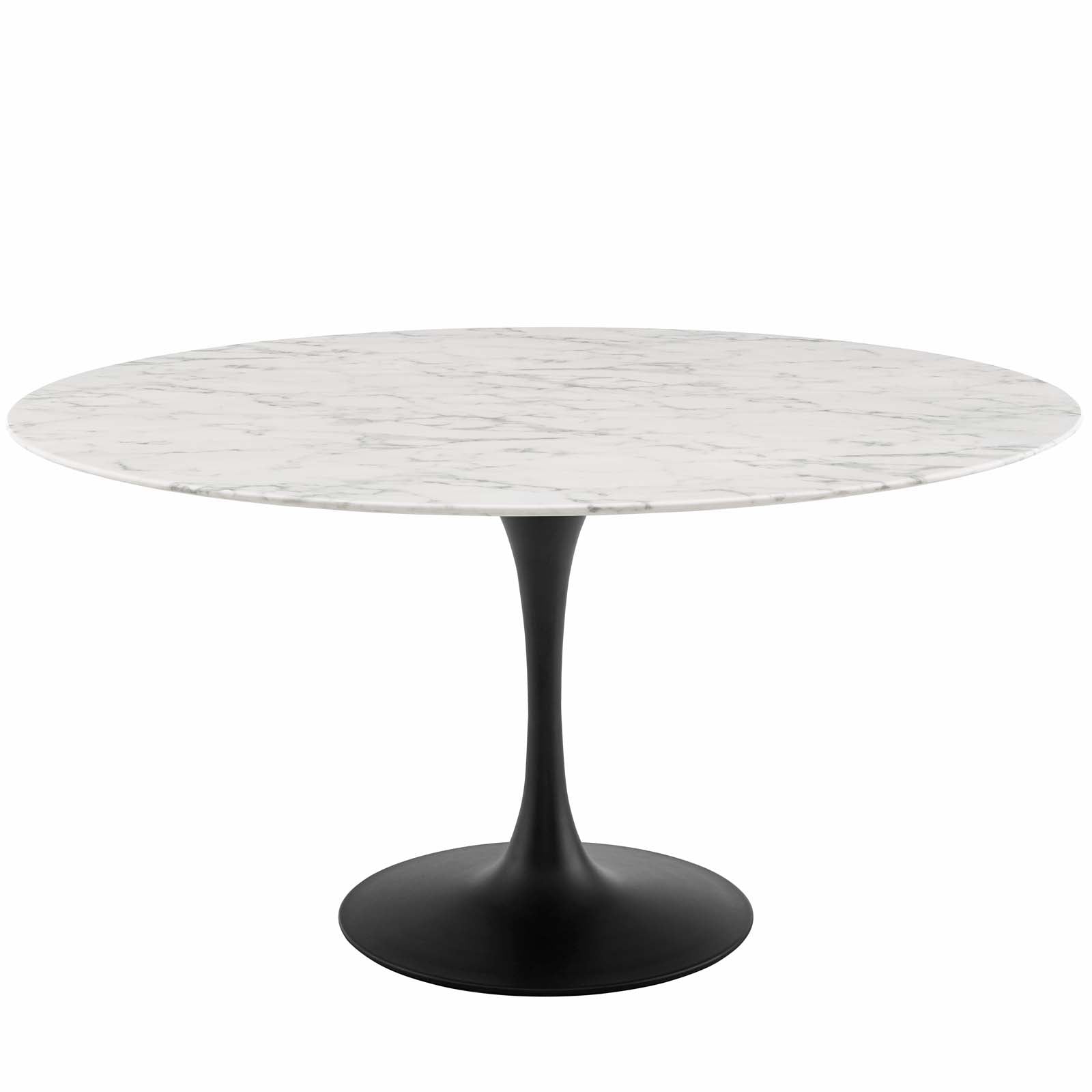 Modway Lippa 60" Round Artificial Marble Dining Table | Dining Tables | Modishstore-2
