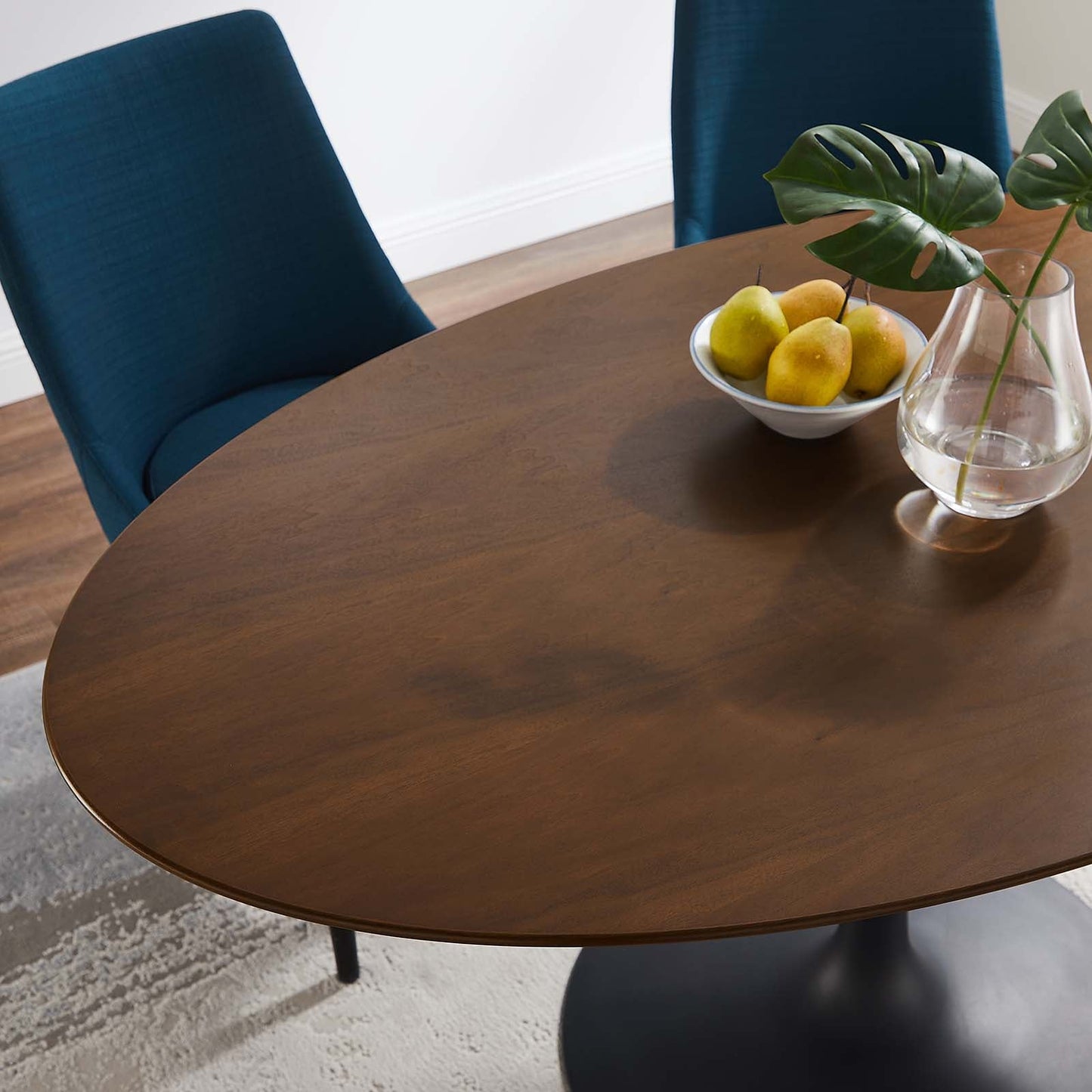 Modway Lippa 60" Oval Walnut Dining Table - EEI-3543