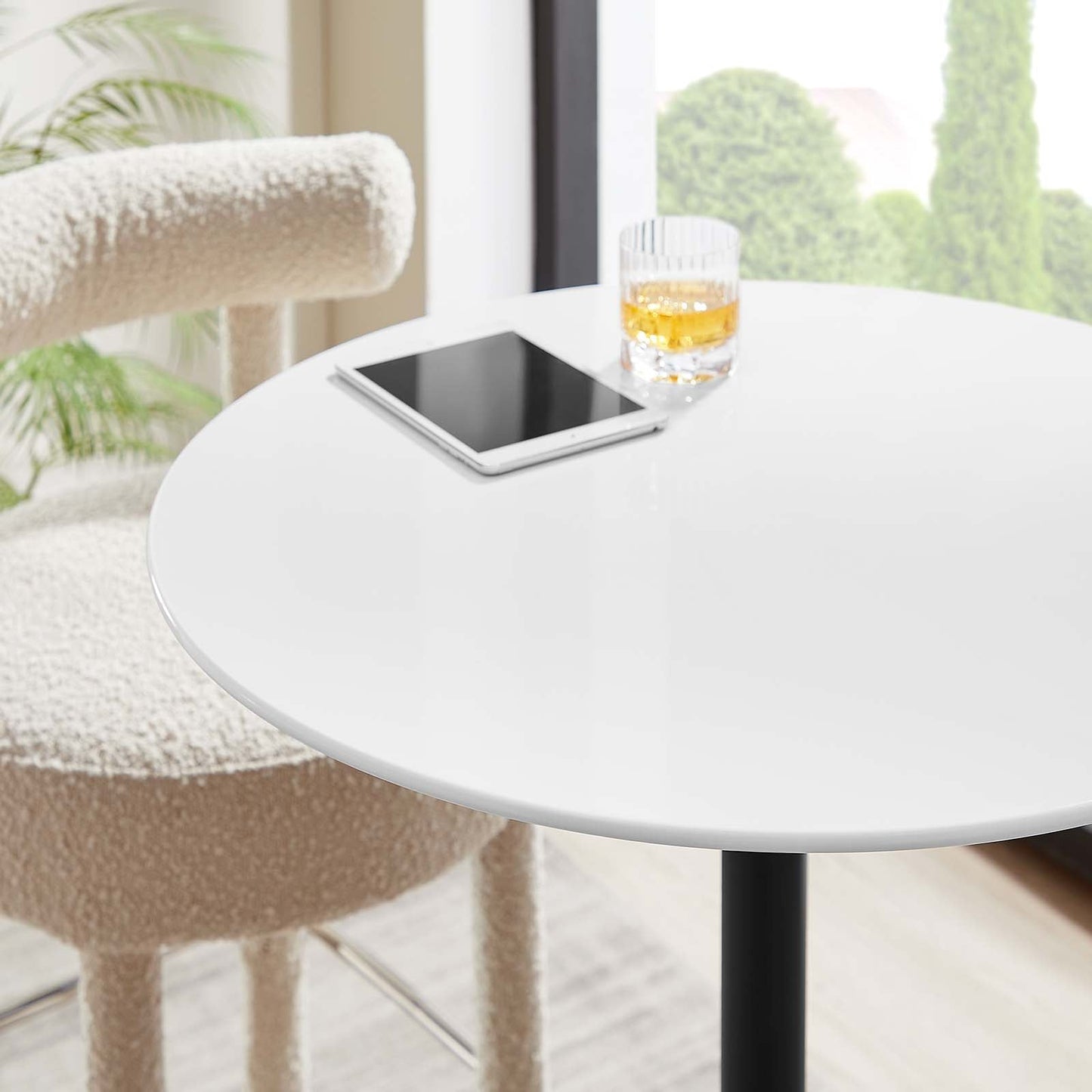Modway Lippa 28" Round Wood Bar Table - EEI-3545