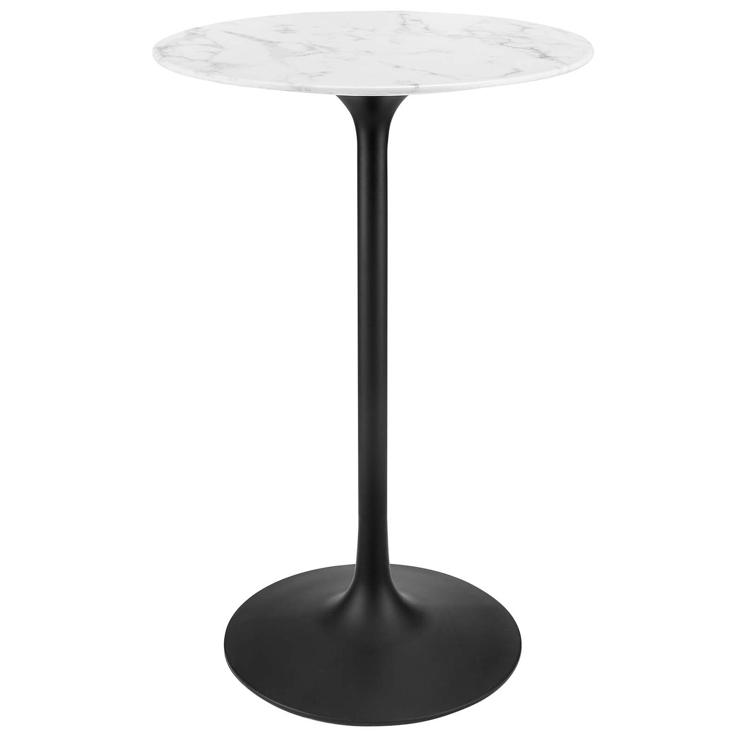 Modway Lippa 28" Round Artificial Marble Bar Table - EEI-3547