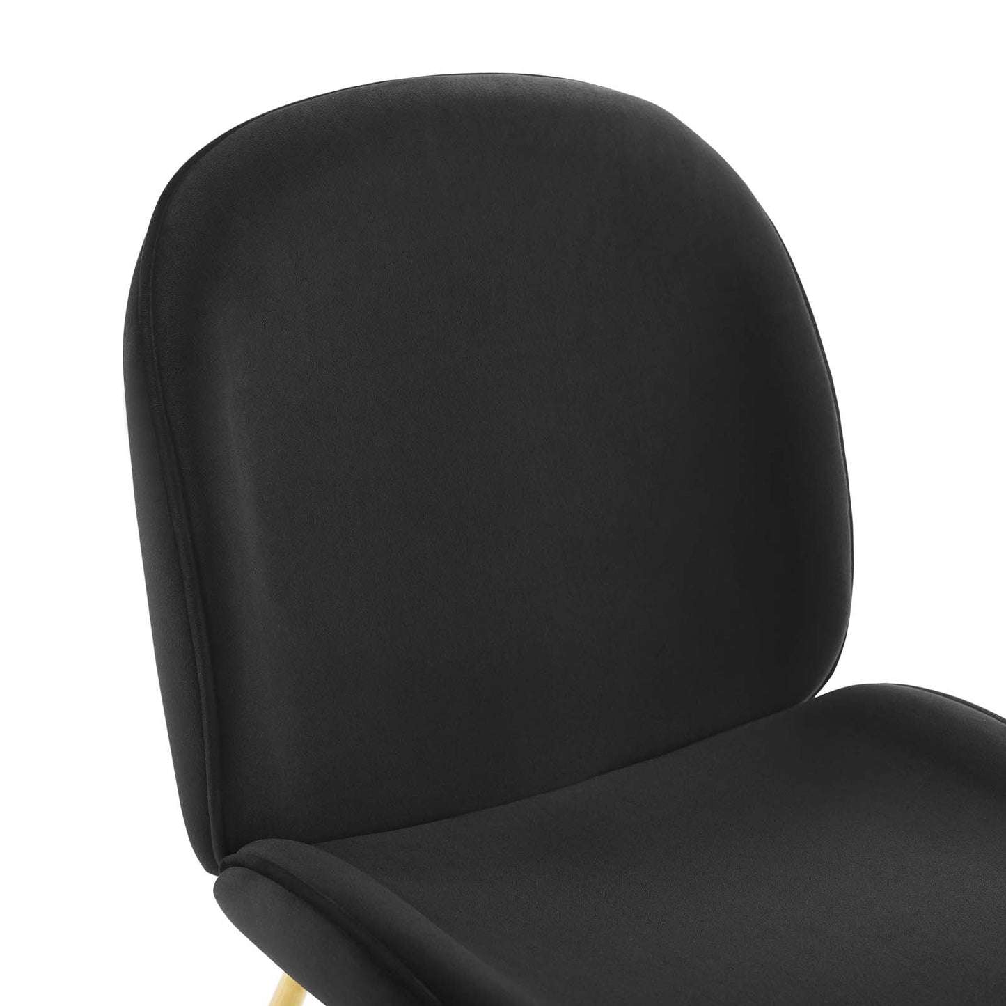 Modway Scoop Gold Stainless Steel Leg Performance Velvet Dining Chair | Dining Chairs | Modishstore-2