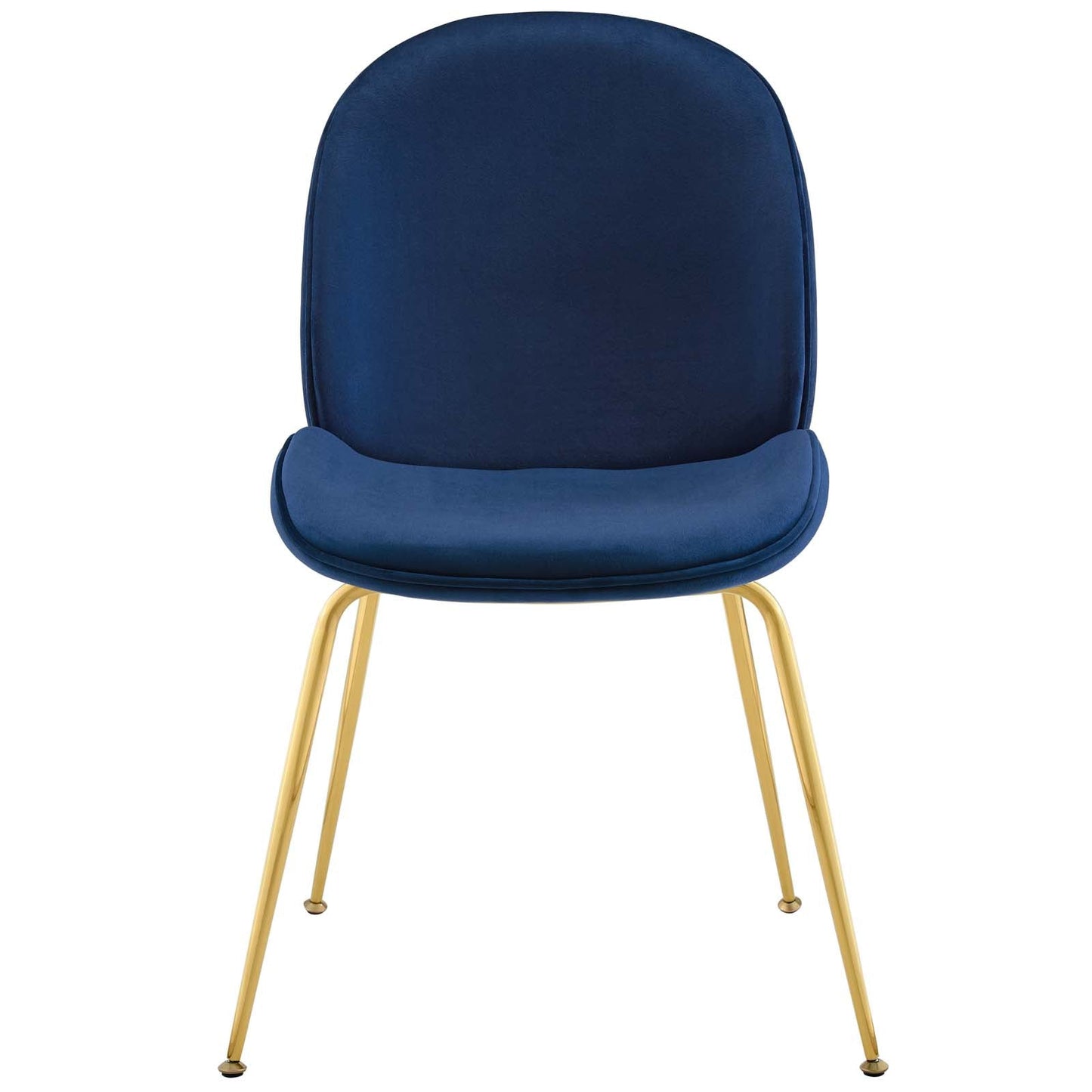 Modway Scoop Gold Stainless Steel Leg Performance Velvet Dining Chair | Dining Chairs | Modishstore-27