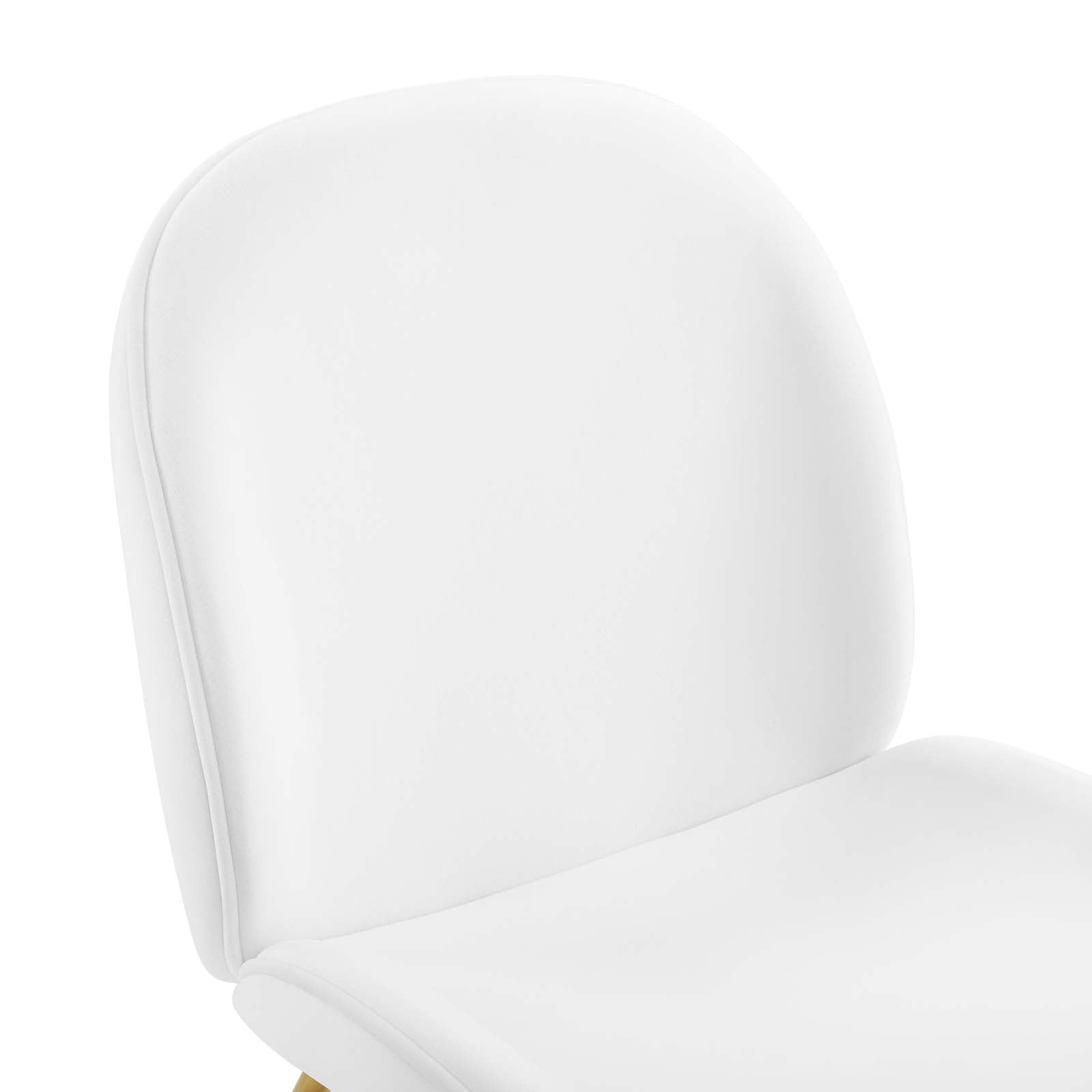 Modway Scoop Gold Stainless Steel Leg Performance Velvet Dining Chair | Dining Chairs | Modishstore-8