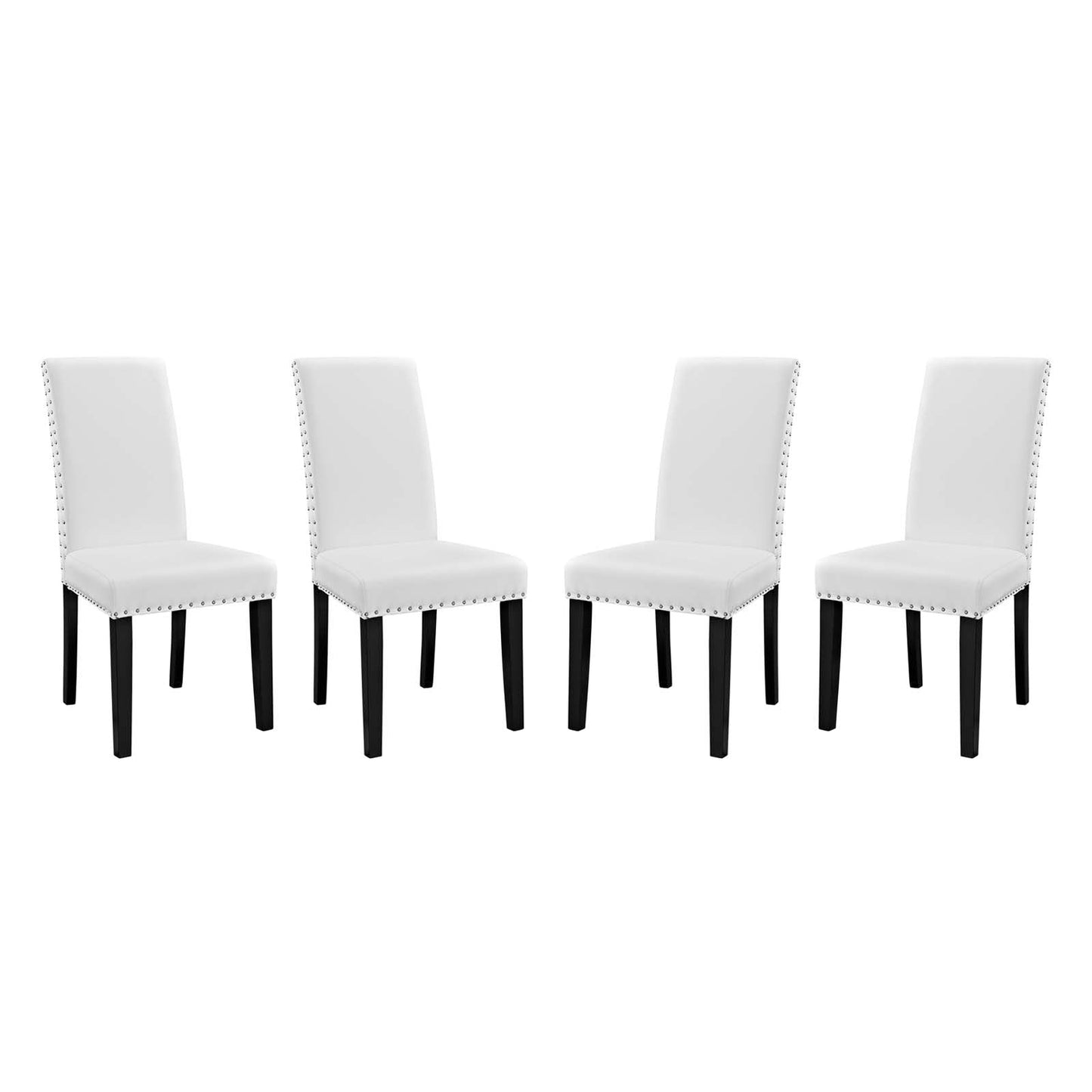 Modway Parcel Dining Side Chair Vinyl Set of 4 | Dining Chairs | Modishstore-2