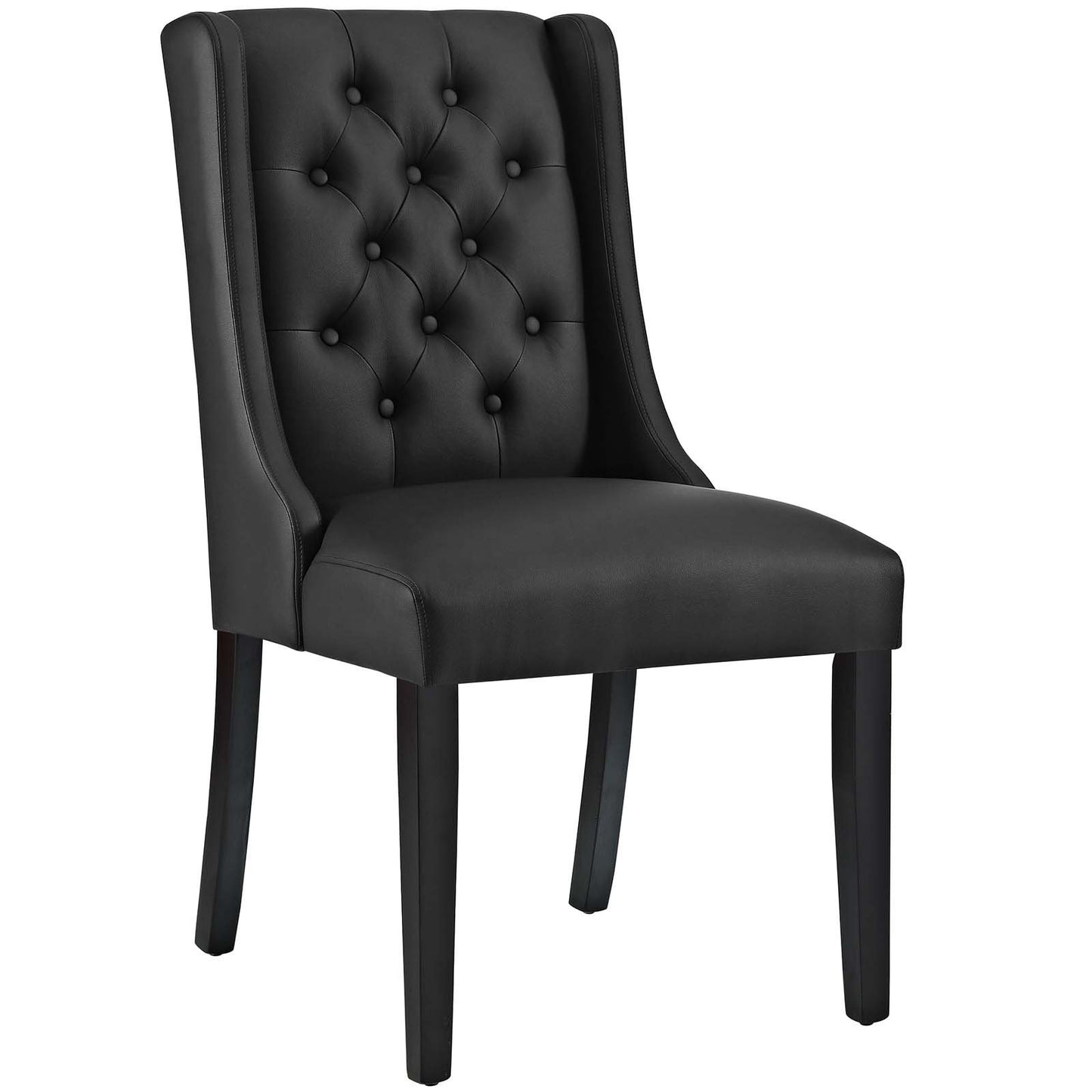 Modway Baronet Dining Chair Vinyl Set of 2