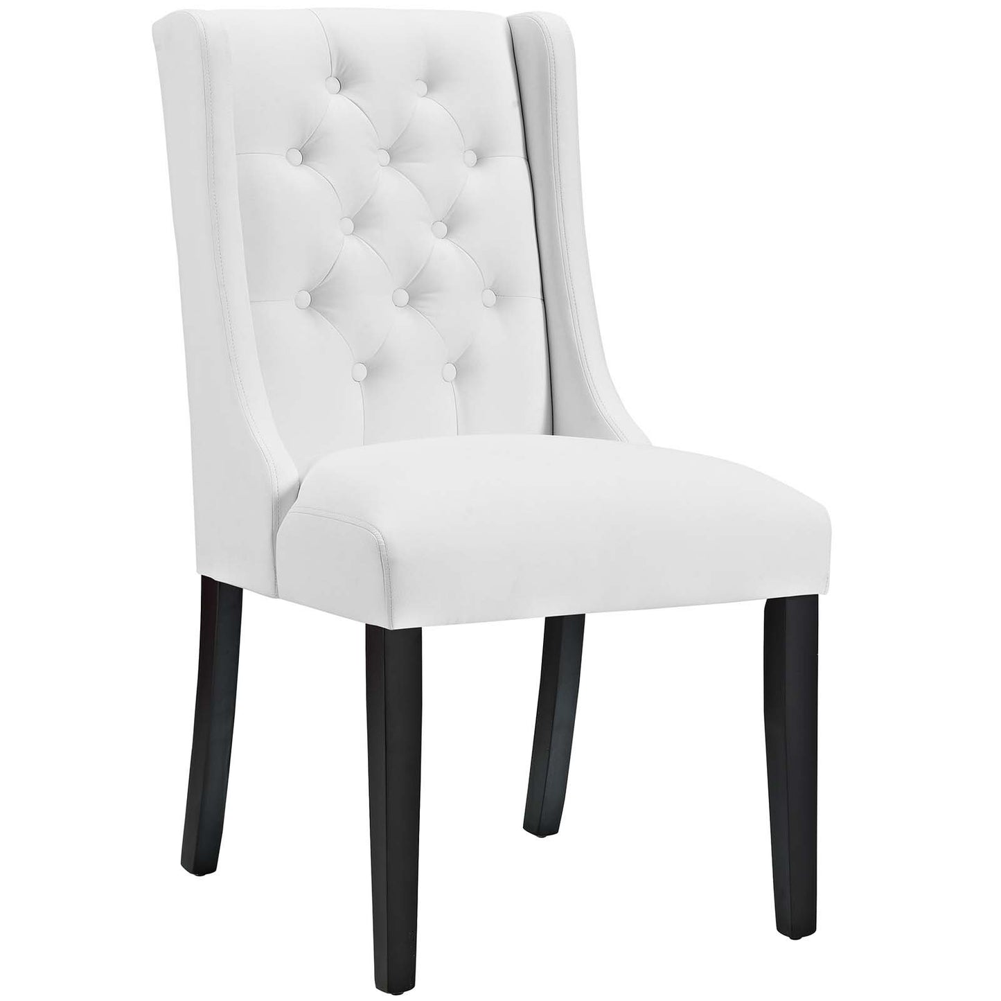 Modway Baronet Dining Chair Vinyl Set of 2