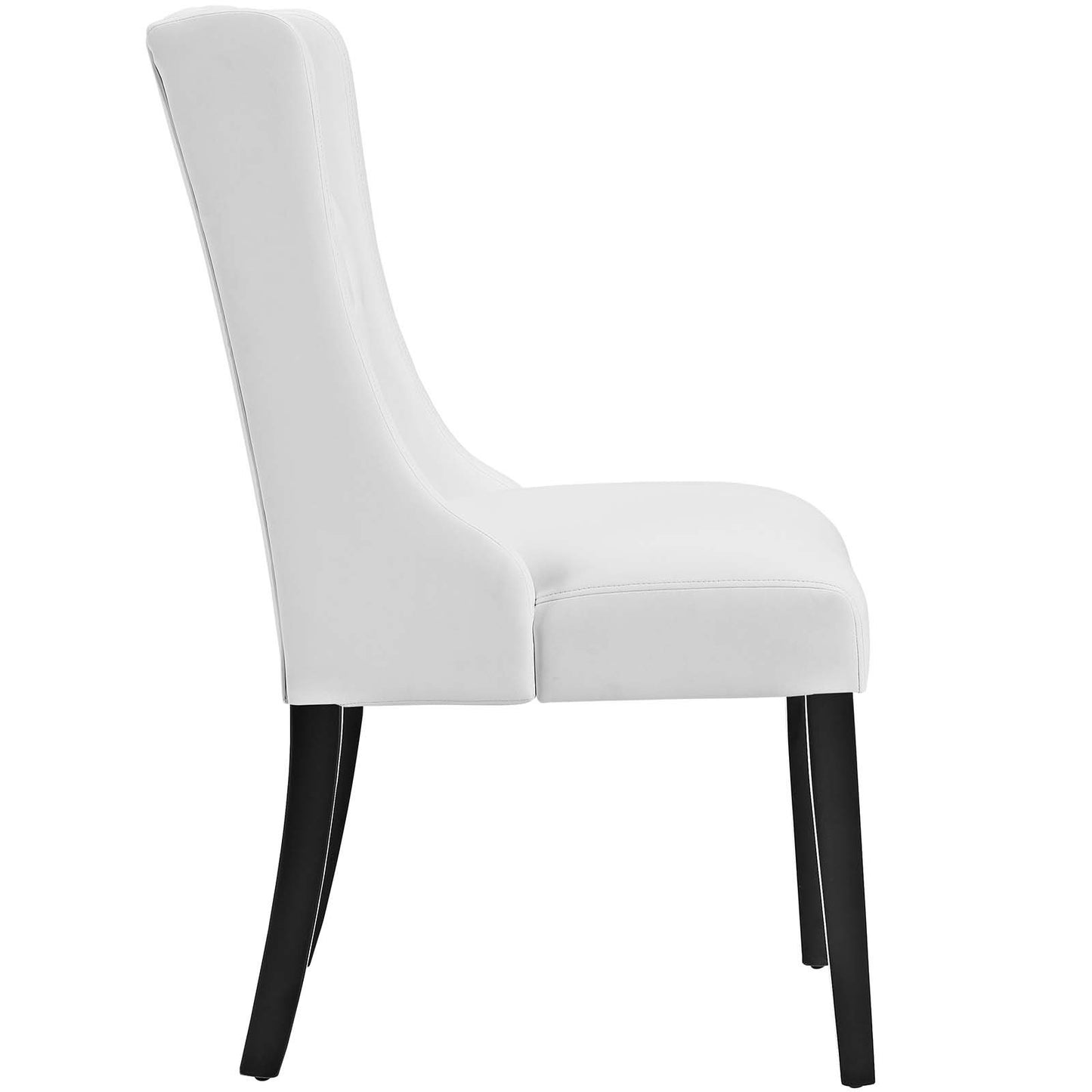 Modway Baronet Dining Chair Vinyl Set of 4