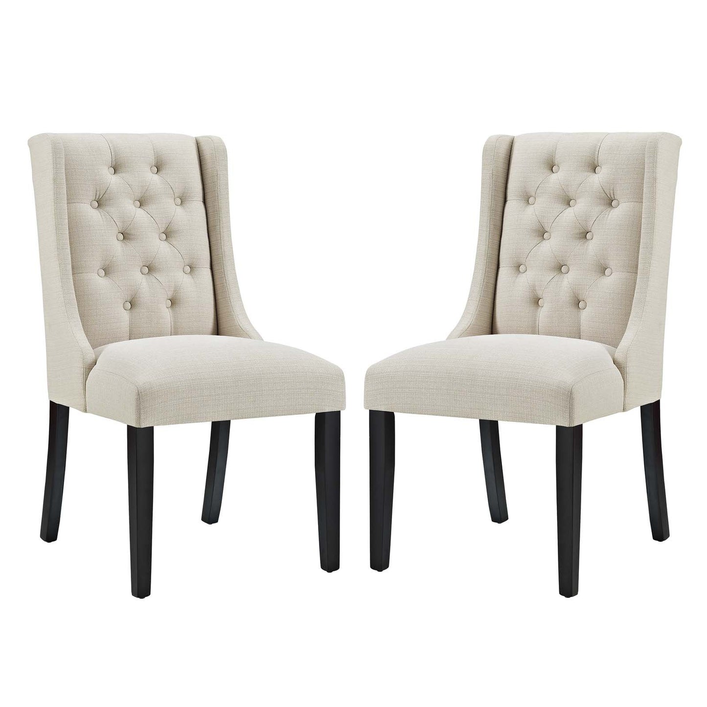 Modway Baronet Dining Chair Fabric Set of 2
