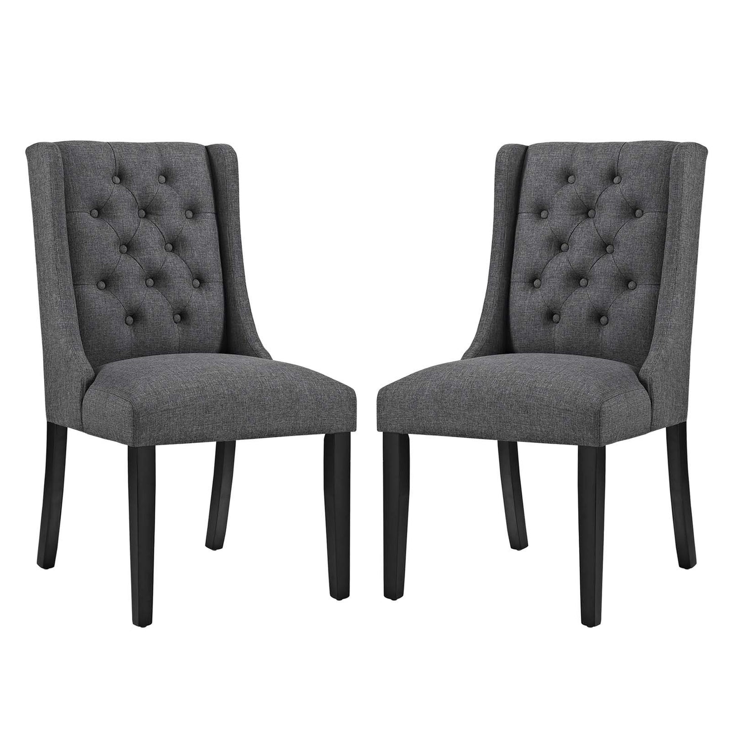 Modway Baronet Dining Chair Fabric Set of 2