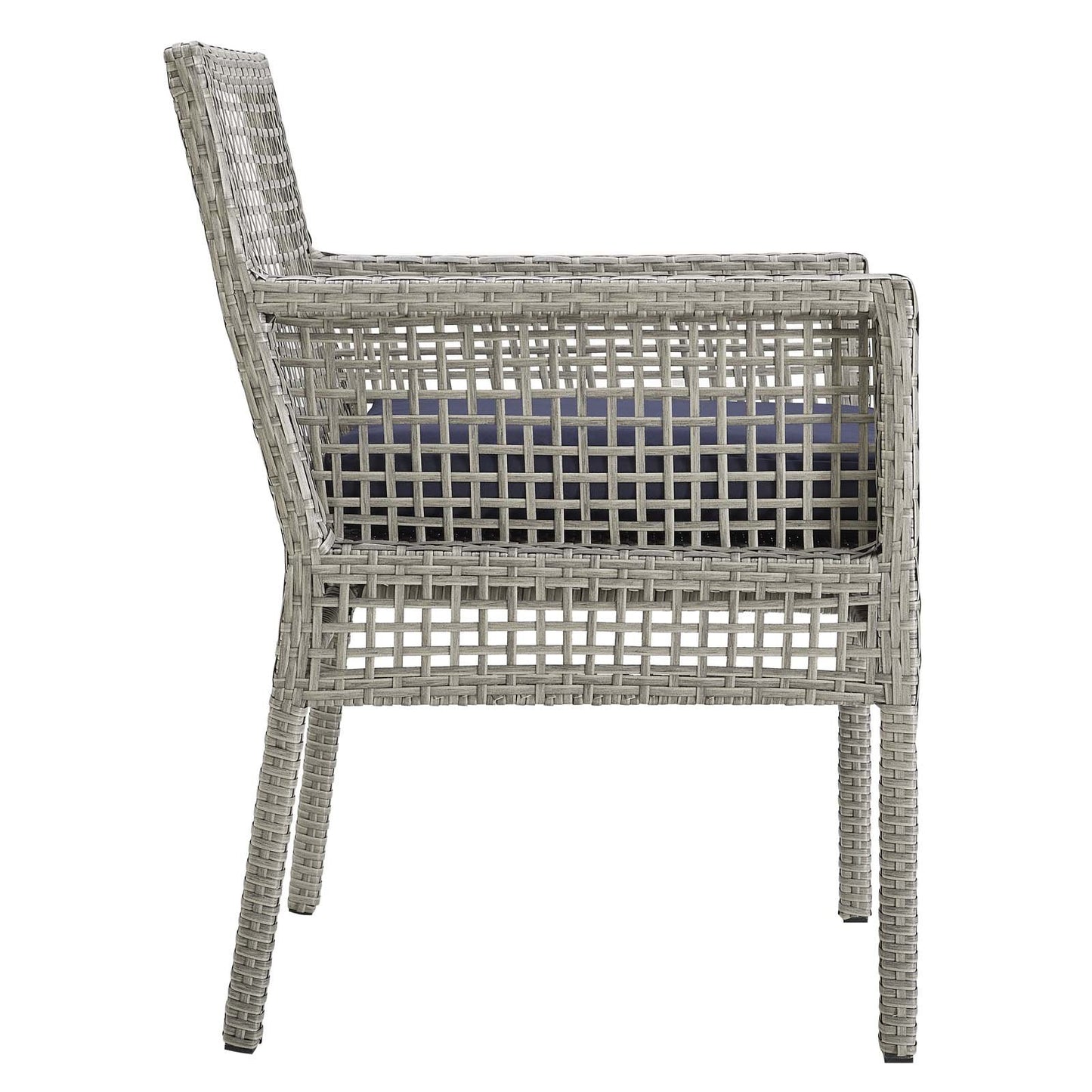 Modway Aura 7 Piece Outdoor Patio Wicker Rattan Set