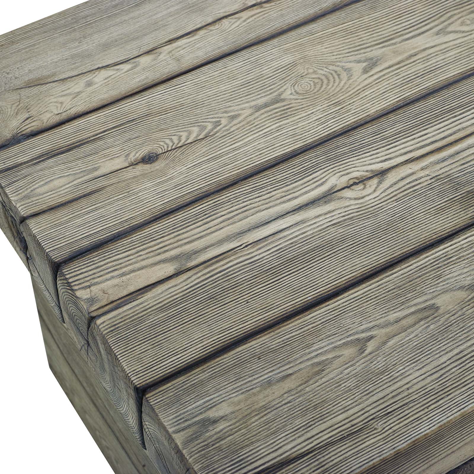 Modway Manteo Rustic Coastal Outdoor Patio Side Table | Side Tables | Modishstore-5