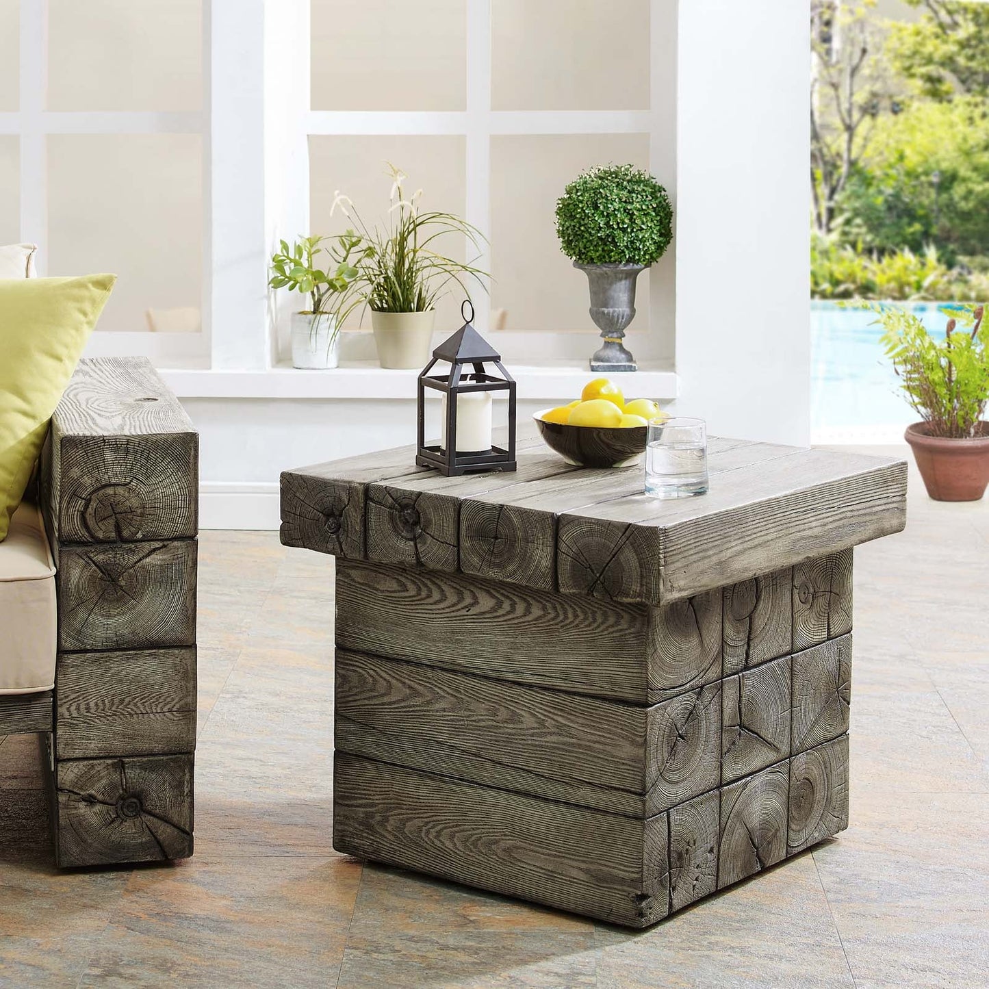 Modway Manteo Rustic Coastal Outdoor Patio Side Table | Side Tables | Modishstore-6