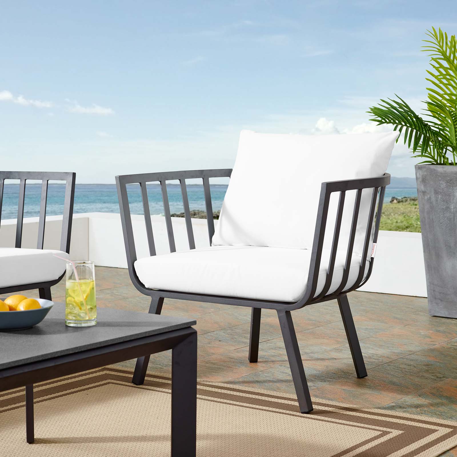 Modway Riverside Outdoor Patio Aluminum Armchair | Outdoor Chairs | Modishstore-7