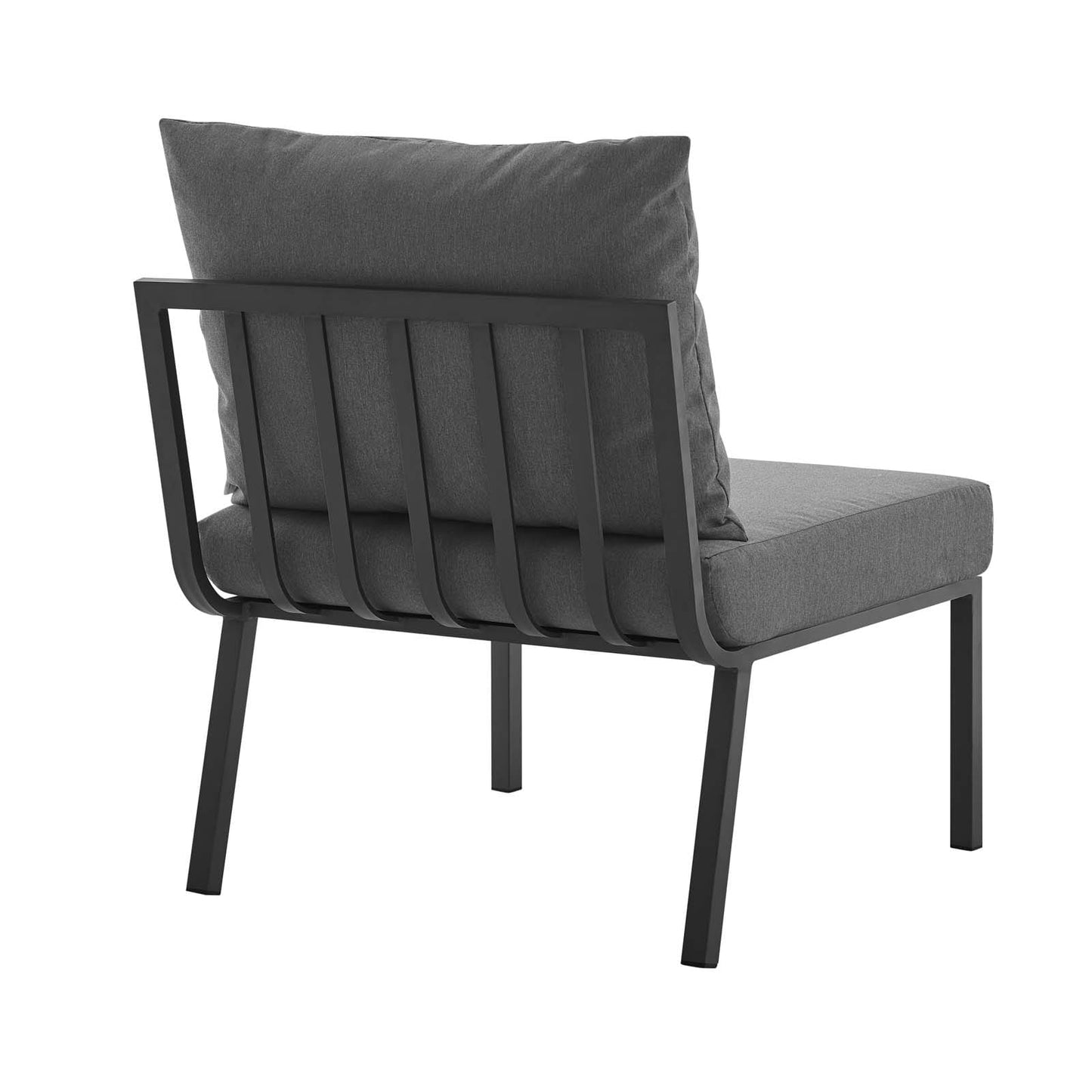 Modway Riverside Outdoor Patio Aluminum Armless Chair | Outdoor Chairs | Modishstore-4