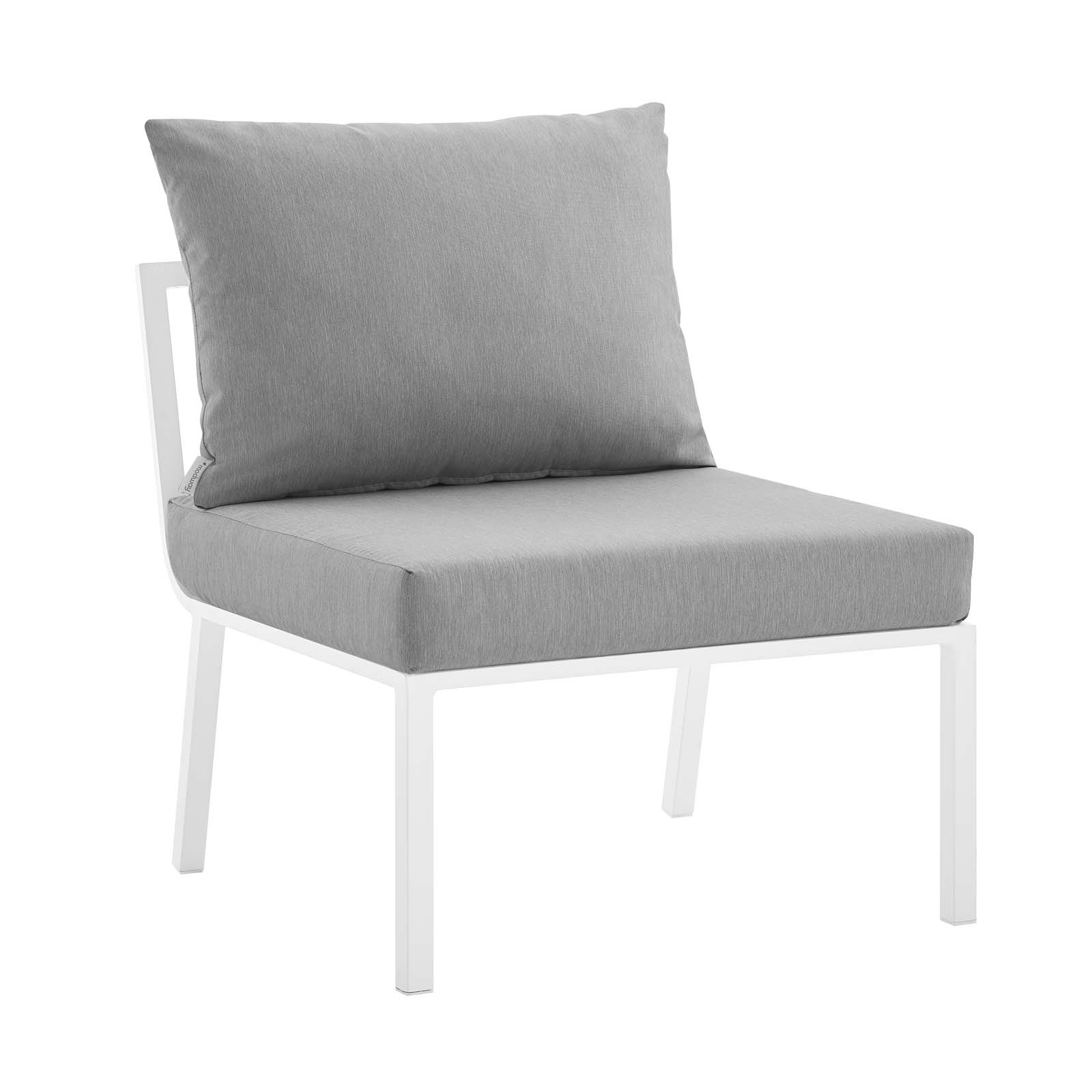Modway Riverside Outdoor Patio Aluminum Armless Chair | Outdoor Chairs | Modishstore-14