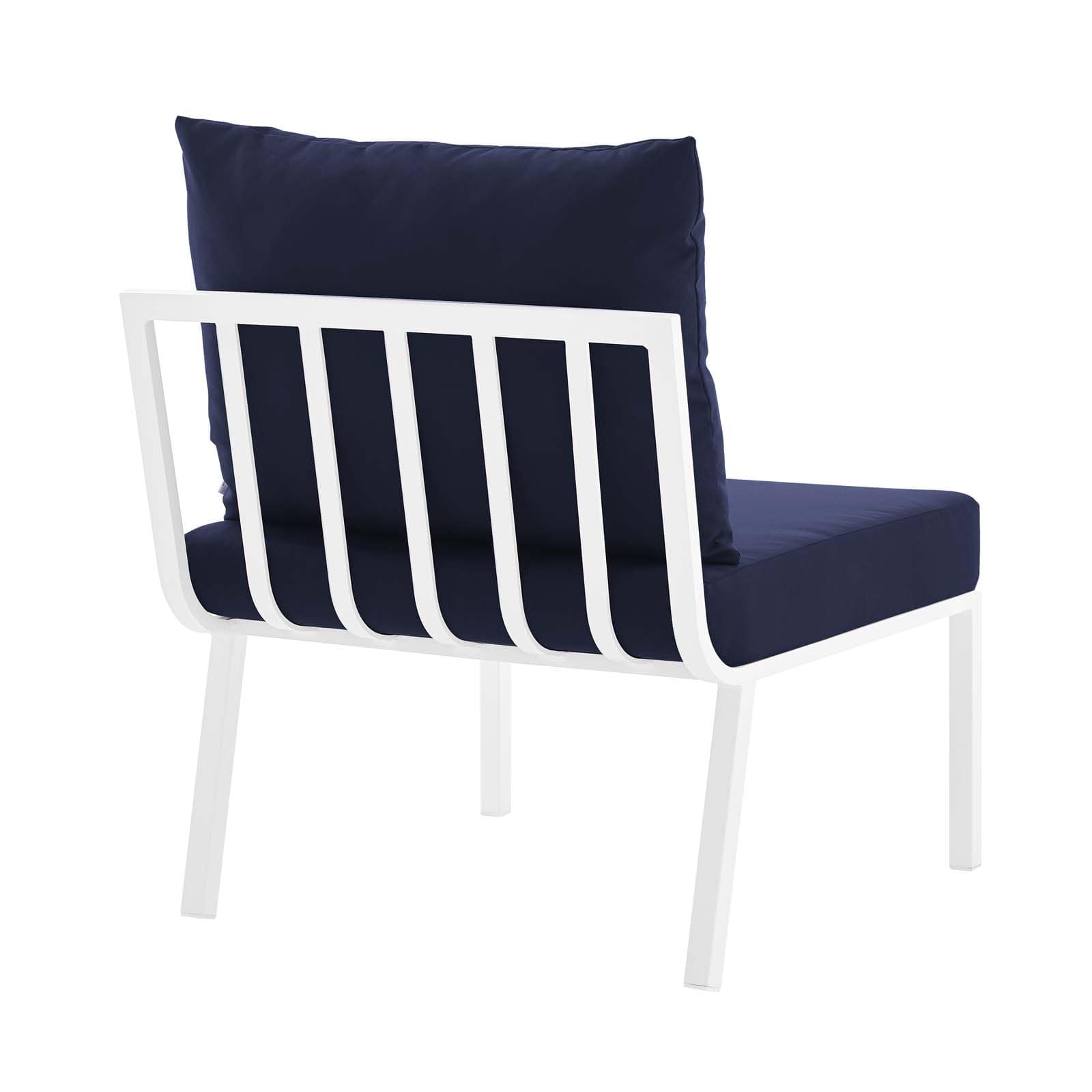 Modway Riverside Outdoor Patio Aluminum Armless Chair | Outdoor Chairs | Modishstore-22