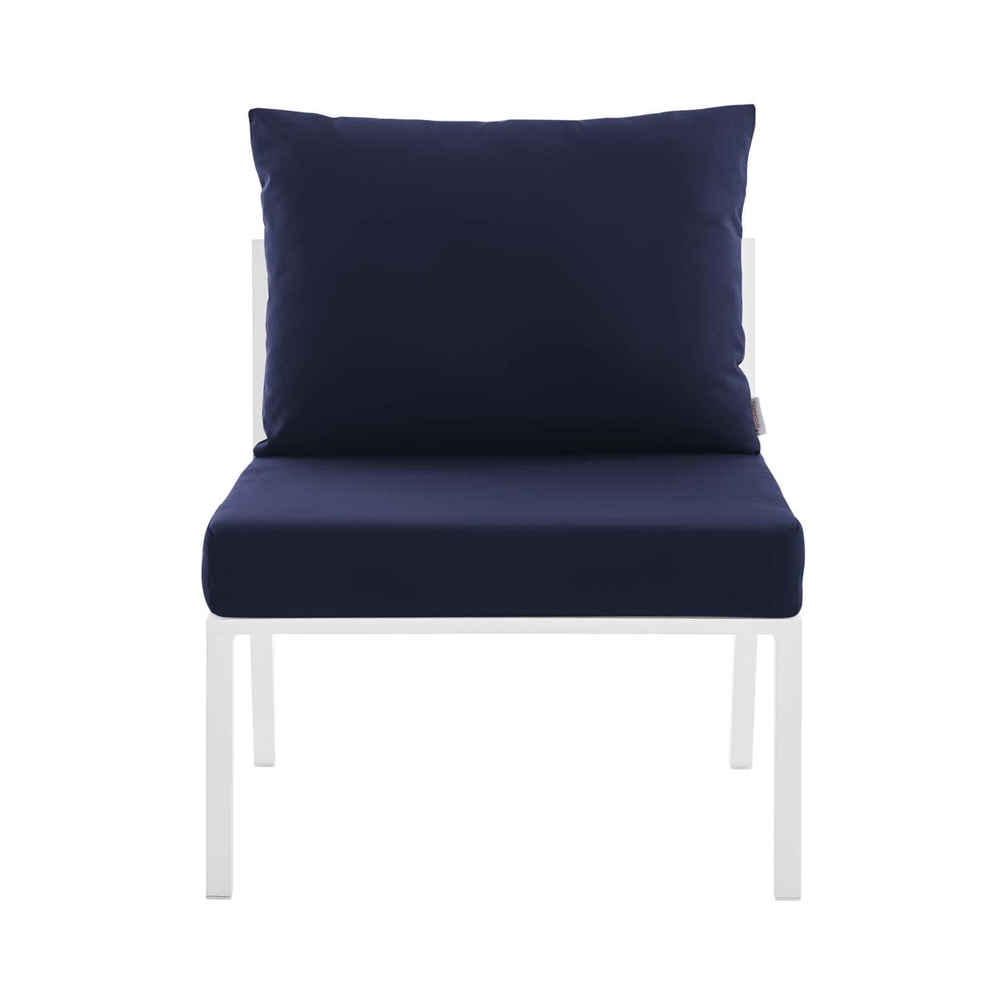 Modway Riverside Outdoor Patio Aluminum Armless Chair | Outdoor Chairs | Modishstore-23