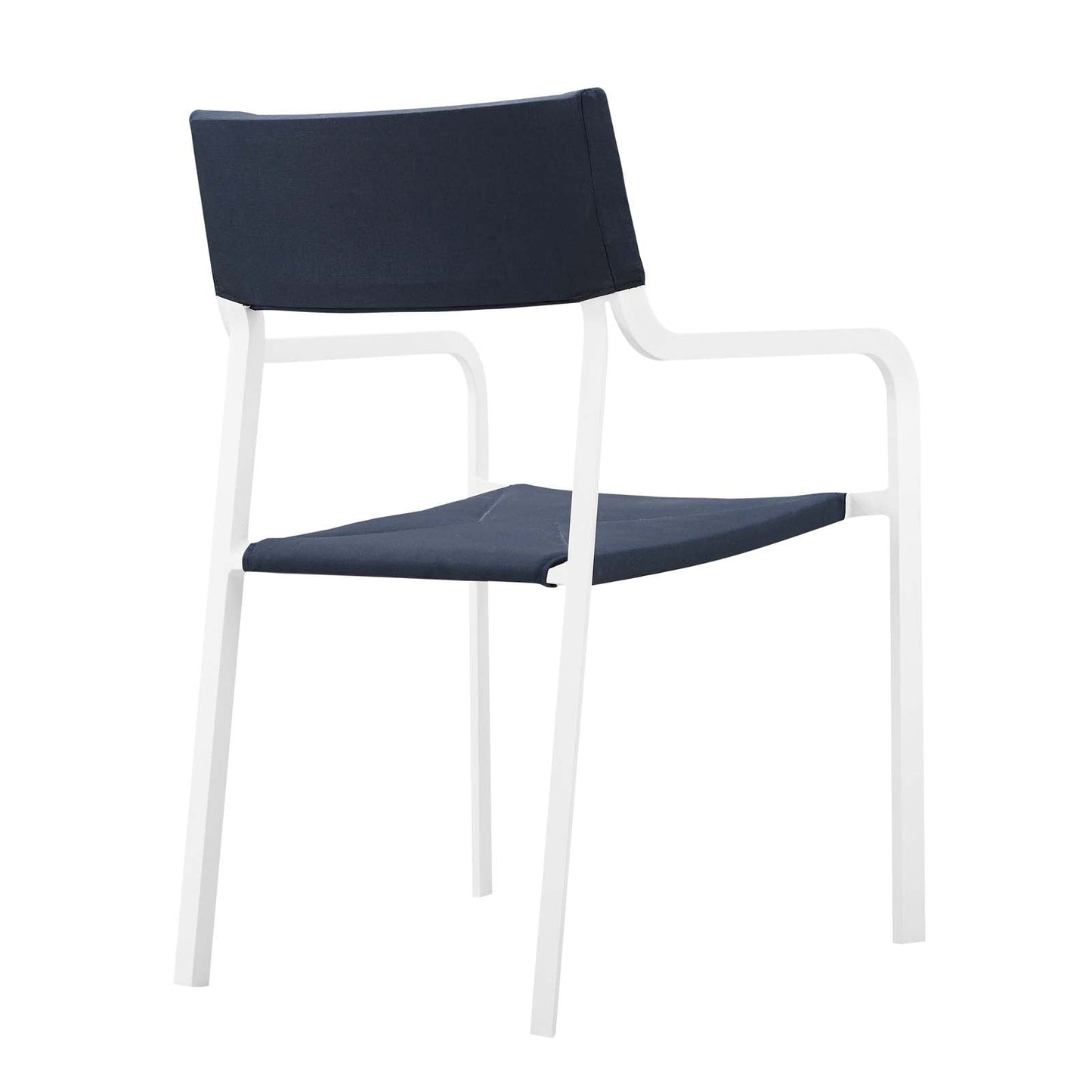 Modway Raleigh Stackable Outdoor Patio Aluminum Dining Armchair | Dining Chairs | Modishstore-9