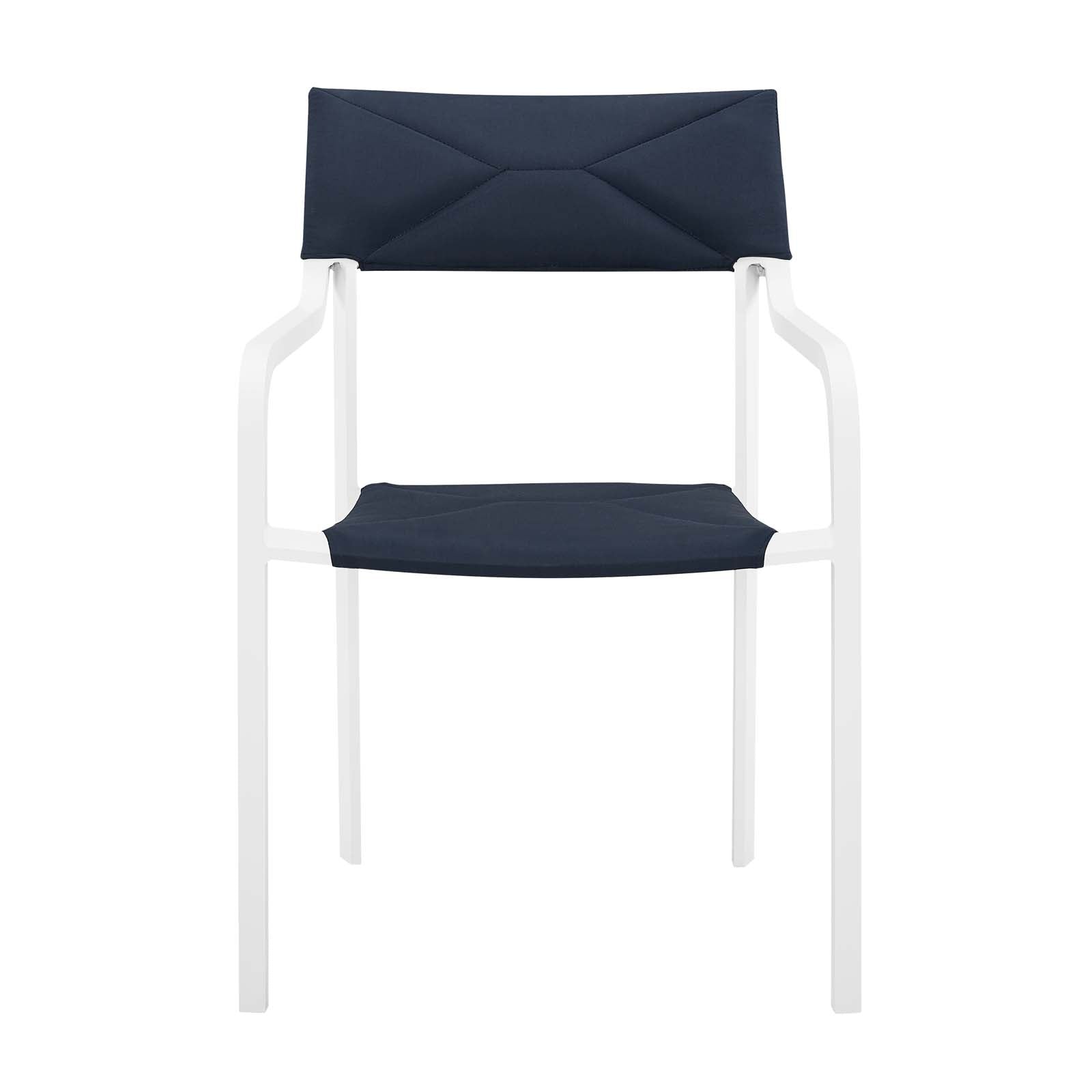 Modway Raleigh Stackable Outdoor Patio Aluminum Dining Armchair | Dining Chairs | Modishstore-13